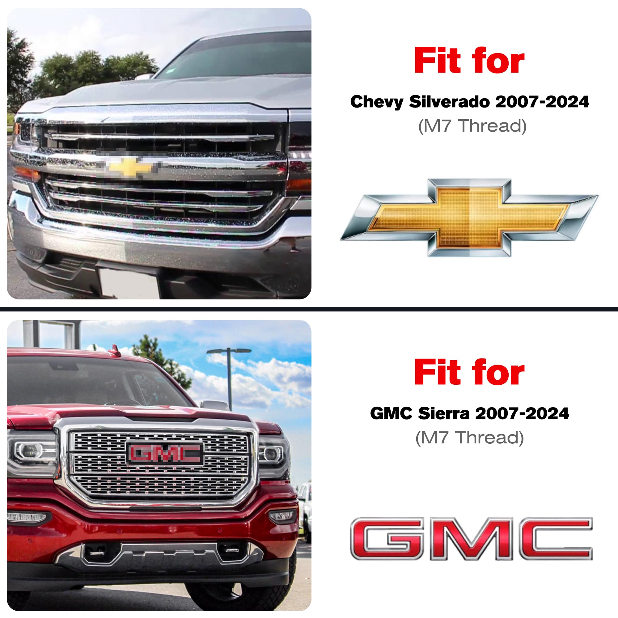 11 Inch Rocket Type Short Antenna Fit For Chevy Silverado 1500 2500 3500 | Gmc Sierra 1500 2500 3500 Accessories   Flexible Rubb