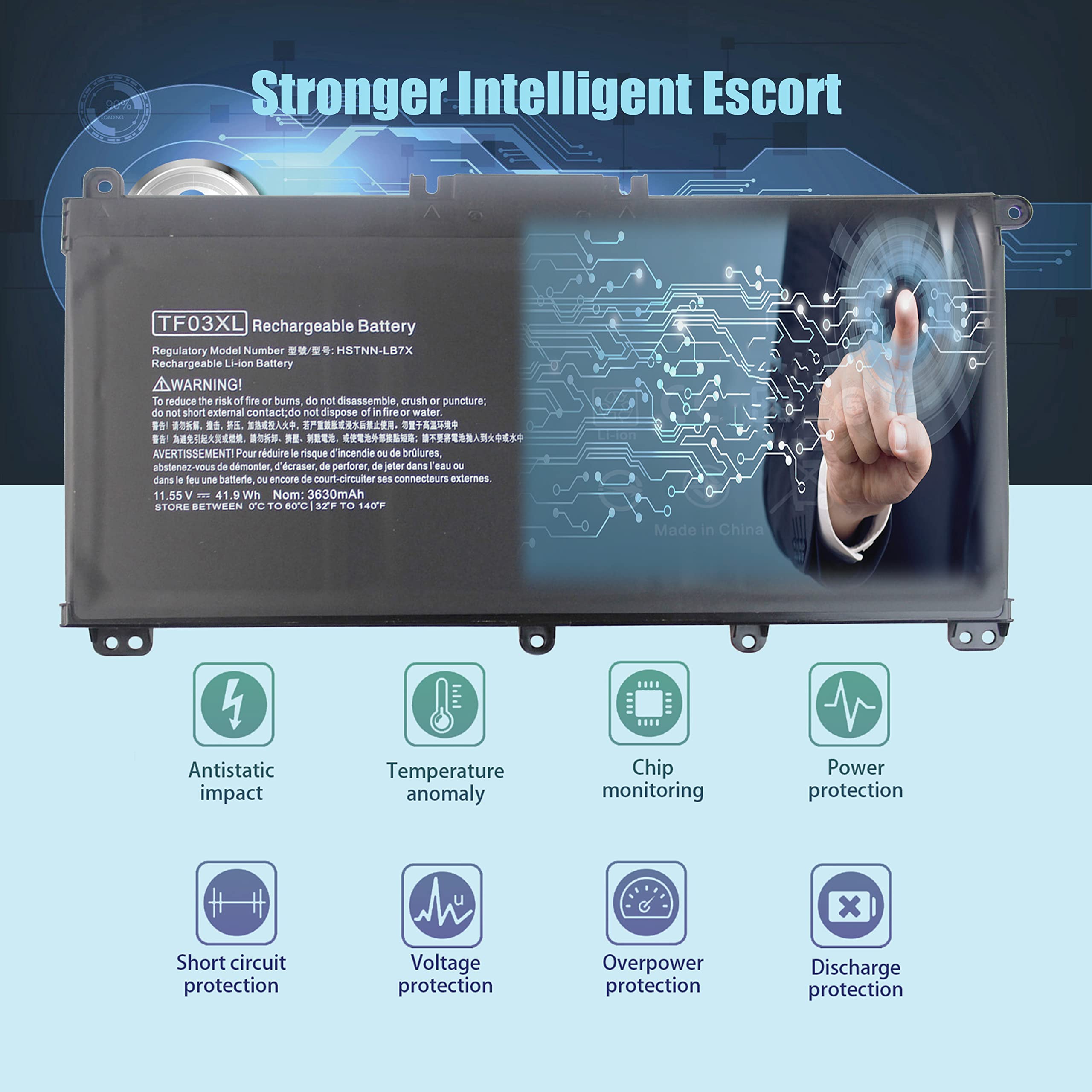 Tf03Xl 15 Cd0Xx Battery 920070 855 920046 421 For Hp Pavilion X360 15 Cc 15 Cd 15 Cc023Cl 17 Ar050Wm 15 Ck 15 Ck0Xx 17 Ar 17 Ar0