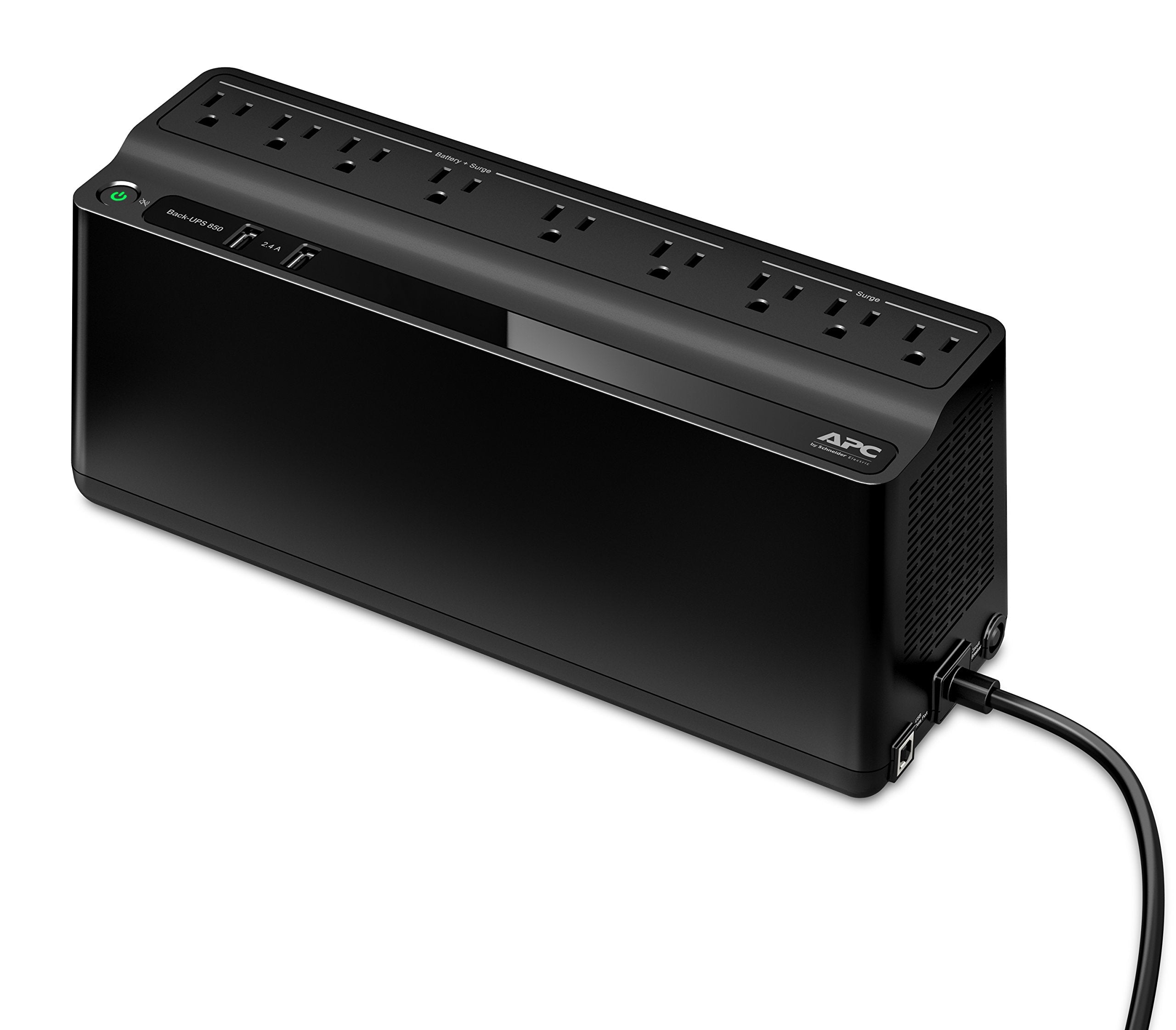 Apc Ups Be850M2, 850Va Ups Battery Backup & Surge Protector, Backup Battery Uninterruptible Power Supply With (2) Usb Charging P