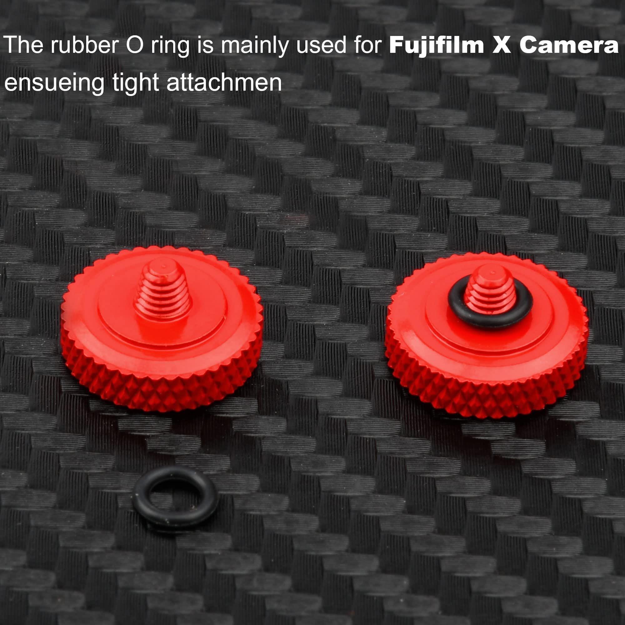 Yullmu Camera Shutter Button (2 Pack/Red&Black) 12Mm Pure Copper Soft Shutter Release Button For Fuji Fujifilm Xt30 X100V X100F