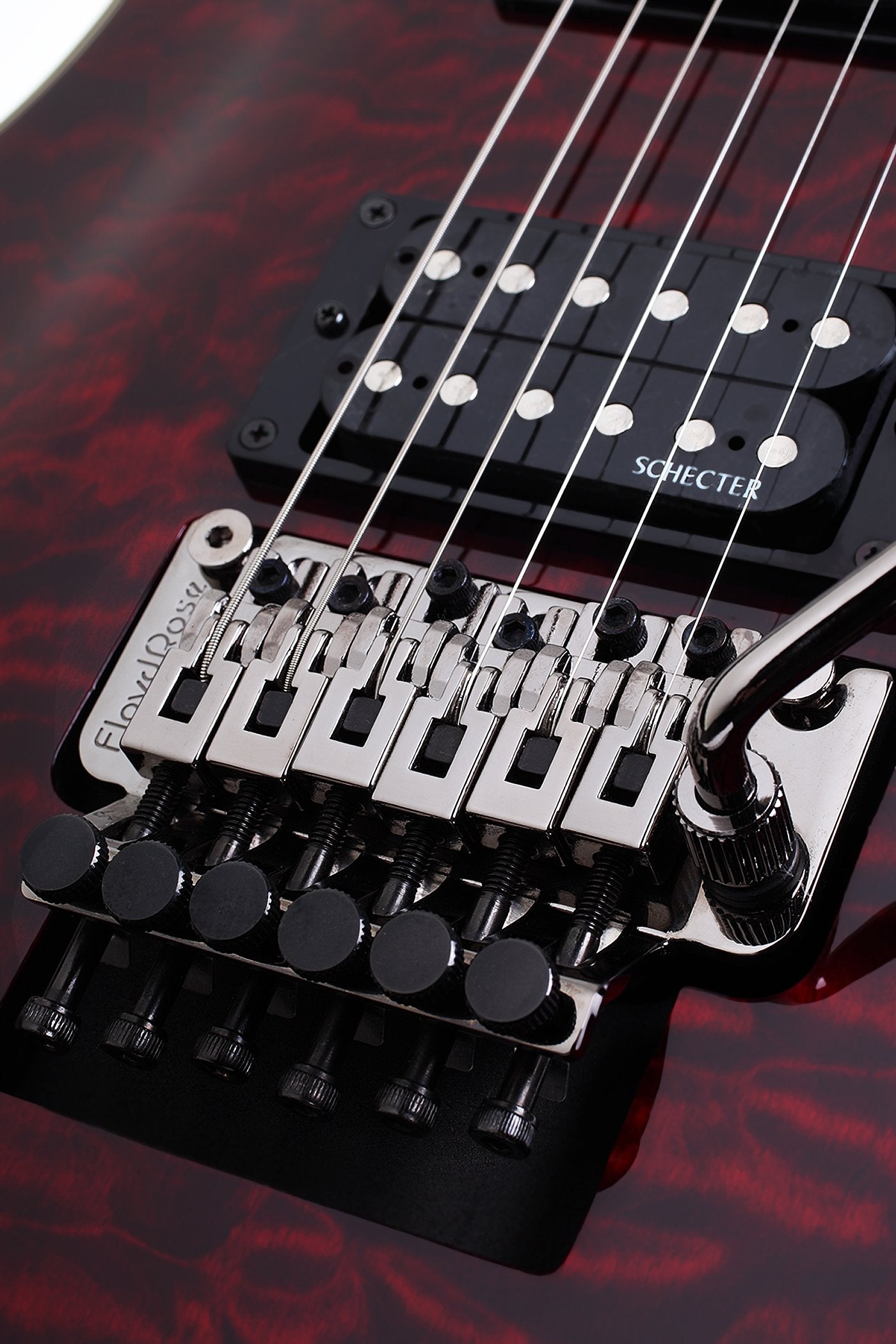 Schecter Omen Extreme 6 Fr Electric Guitar   Black Cherry