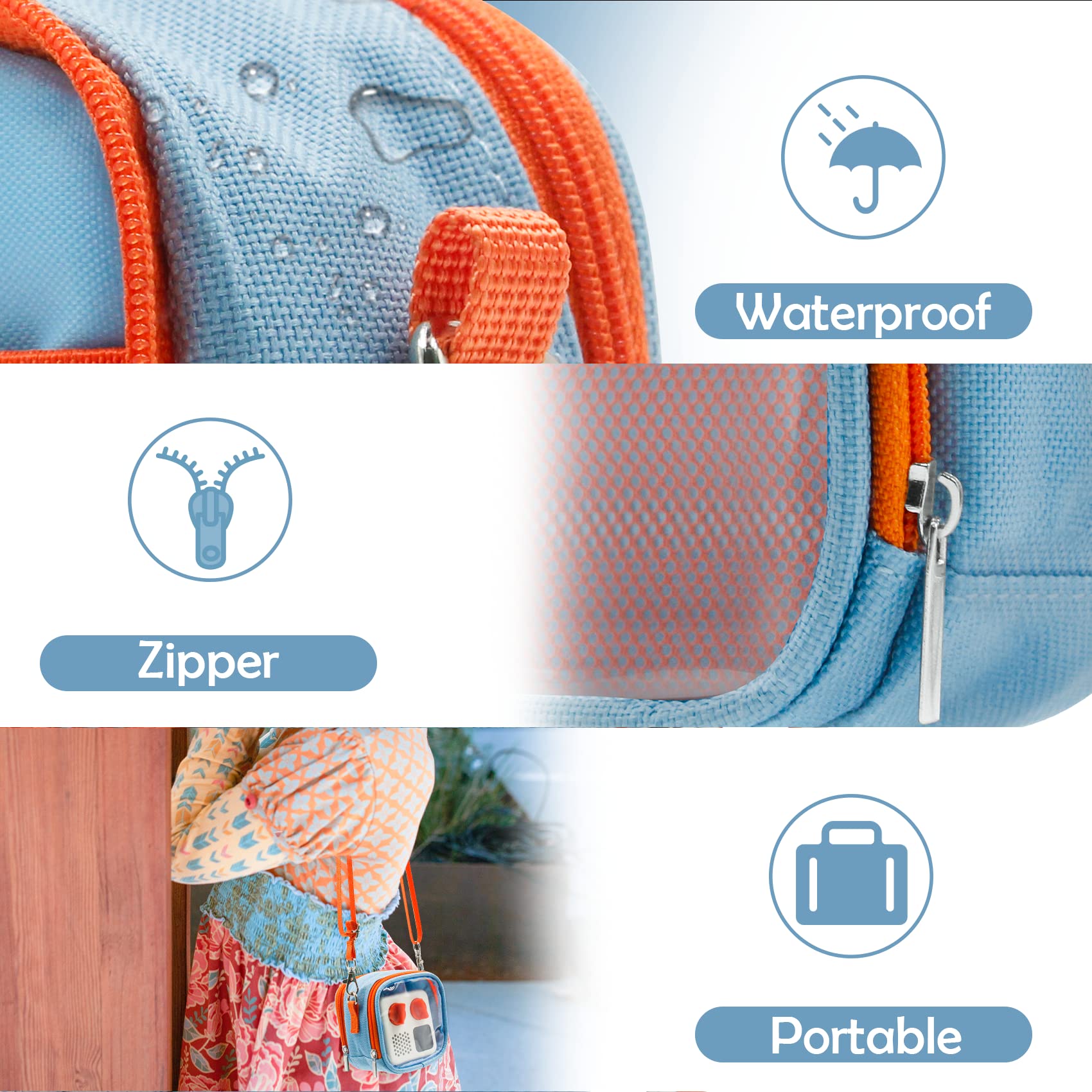 Transparent Carrying Case For Yoto Mini   Audio Music Players, Portable Storage Small Bag Compatible With Yoto Mini And Cards, M