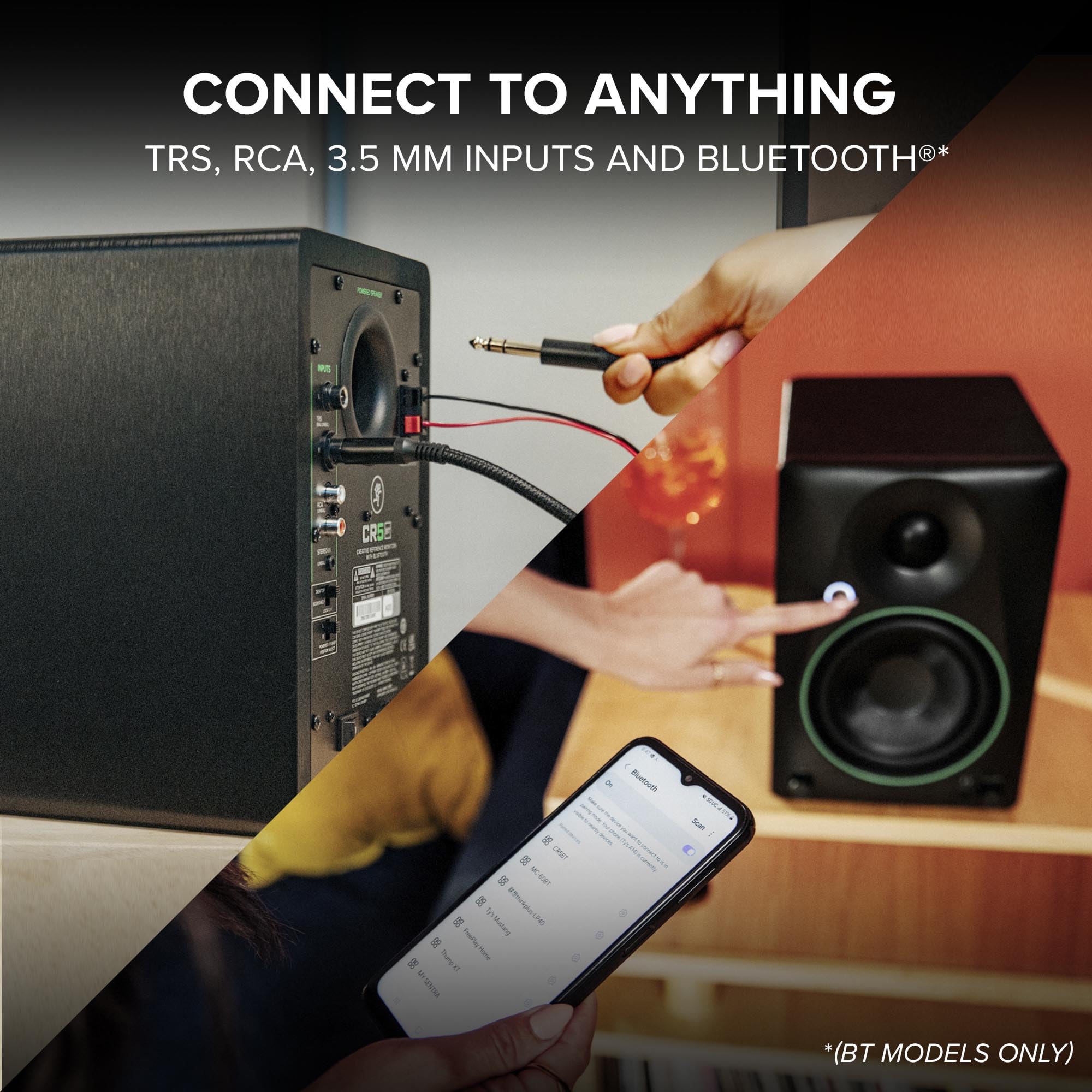 Mackie Cr5.25Bt 5.25 Inch Powered Bluetooth Studio Monitors