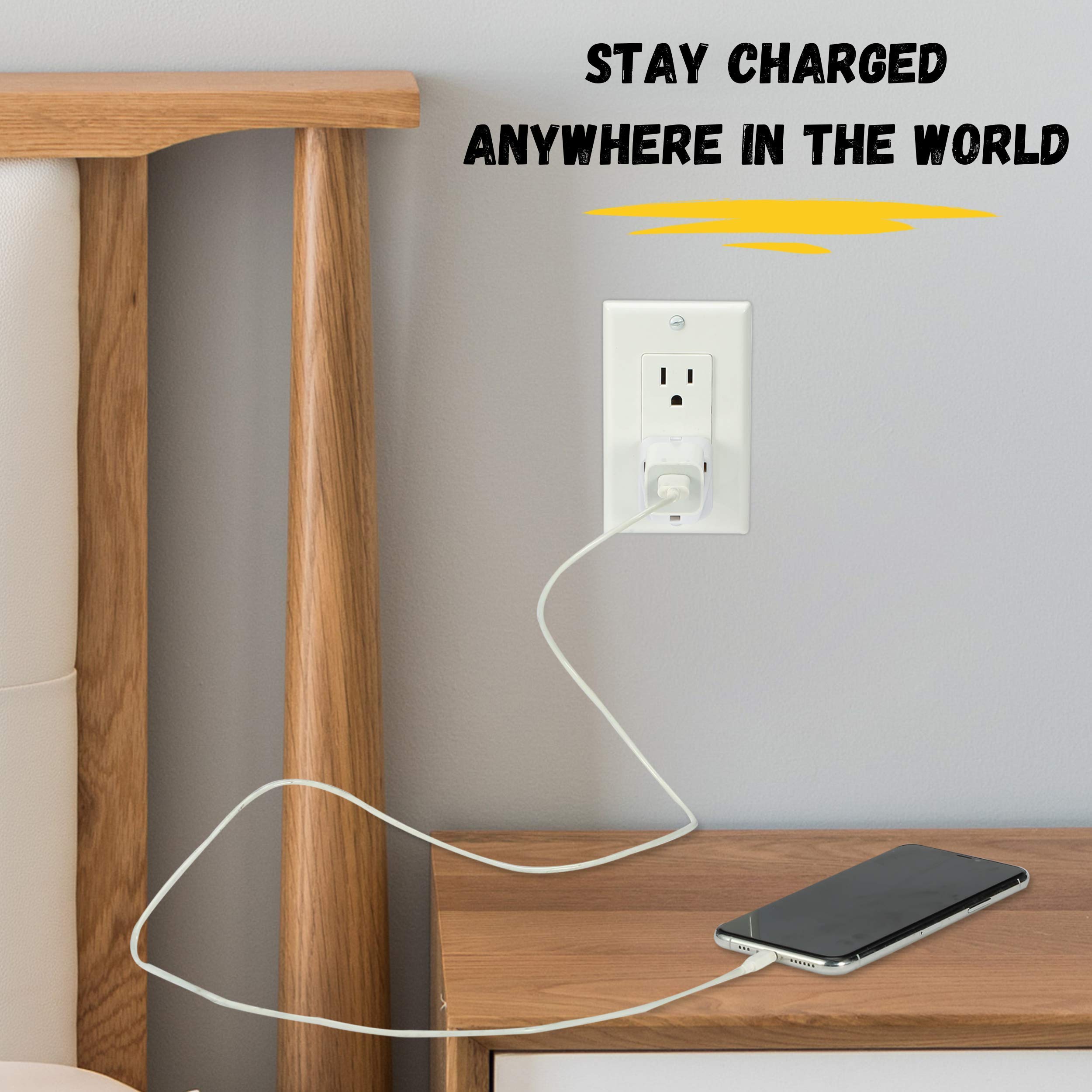 Bates  Universal Adapter, 3 Pack, Travel Adapter, Uk To Us Plug Adapter, Universal Plug Adapter Plug, Universal Travel Adapter,