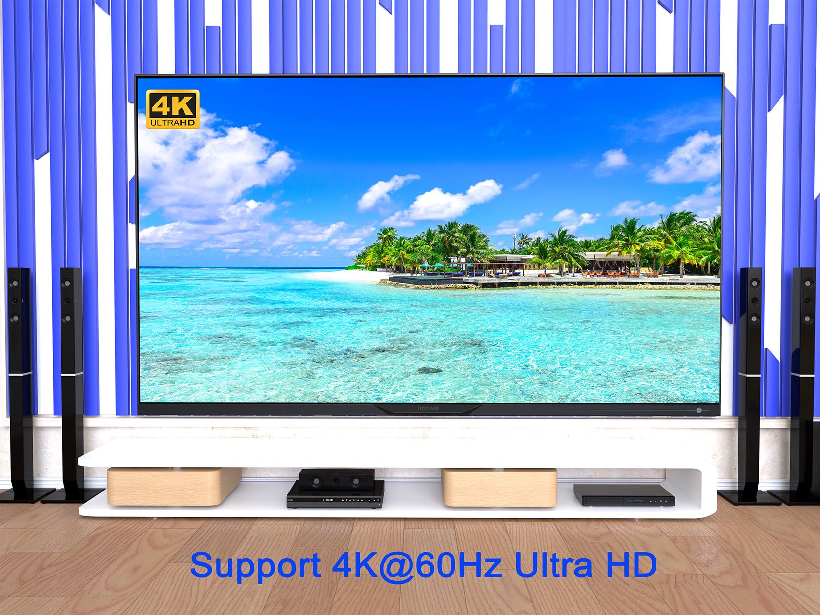 Kago Hdmi Switch 2 In 1 Out,Hdmi Splitter 1 In 2 Out,Bi Directional 4K@60Hz Hdmi Hub Supports Xbox Ps5/4/3 Blu Ray Tv Fire Stick