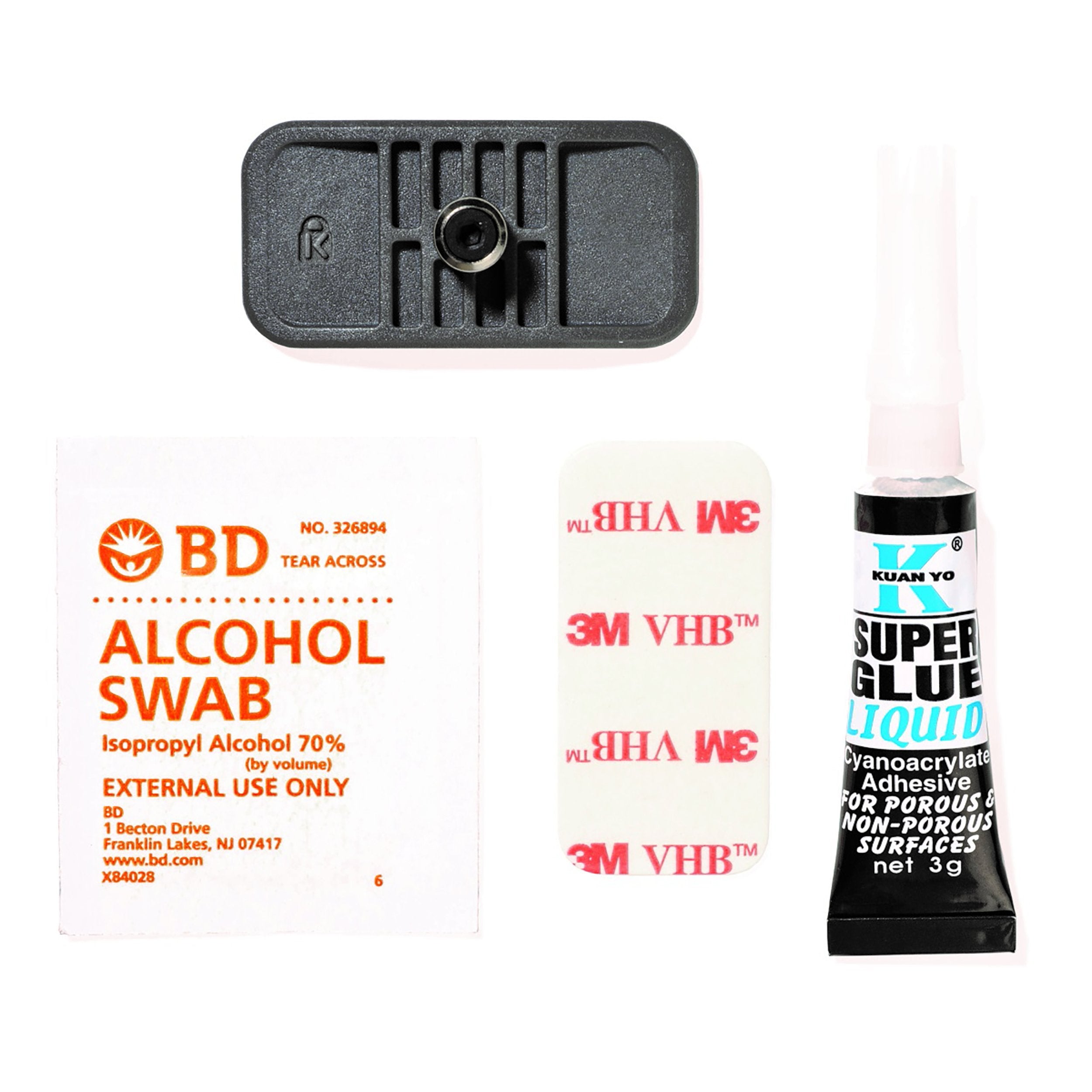 Kensington Clicksafe Security Anchor Adapter Kit For Clicksafe Cable Locks (K64931Ww)