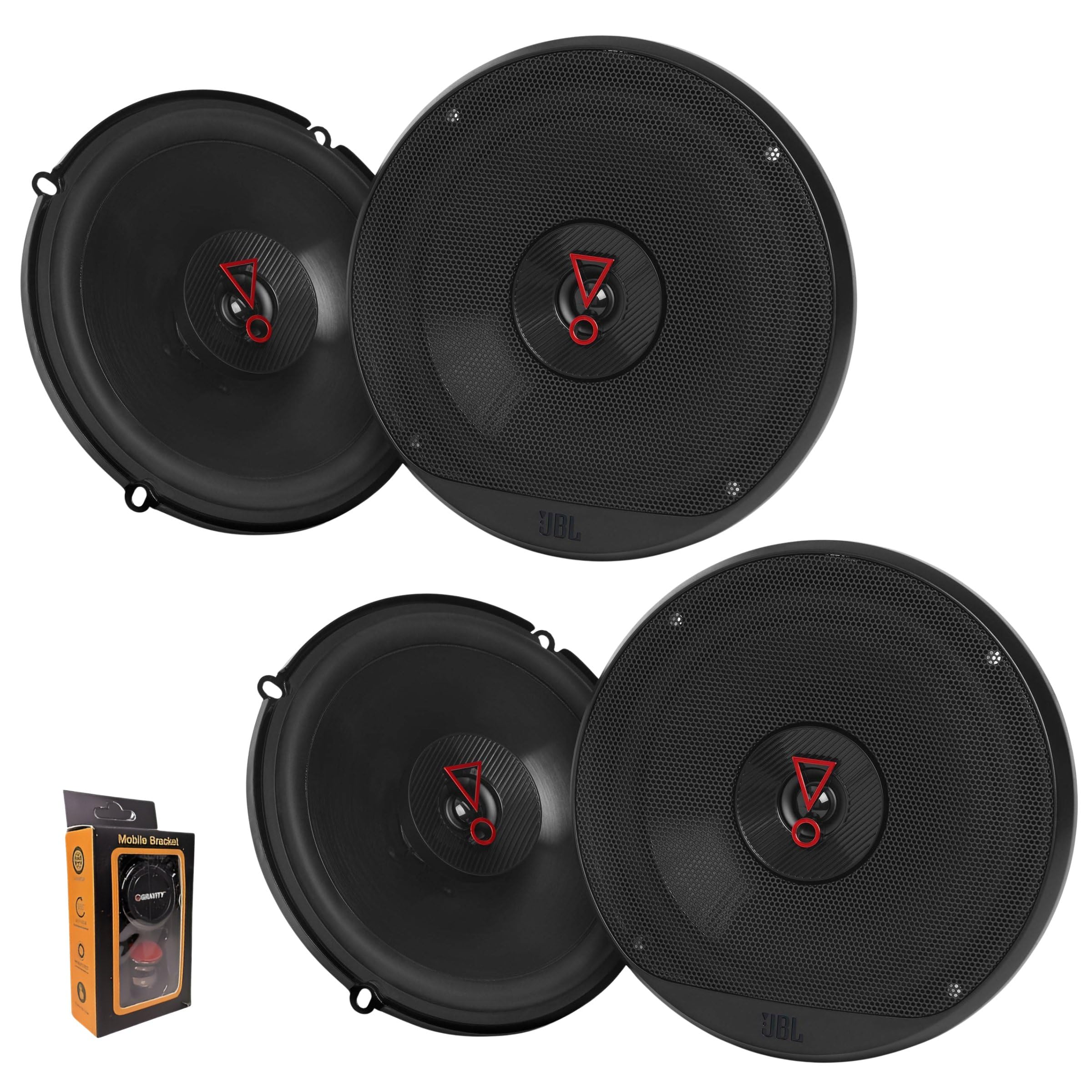 JBL 4X Stage 3627 6.5 2Way Car Audio Speakers  270W Max Power Combined (135W Pair)  Black