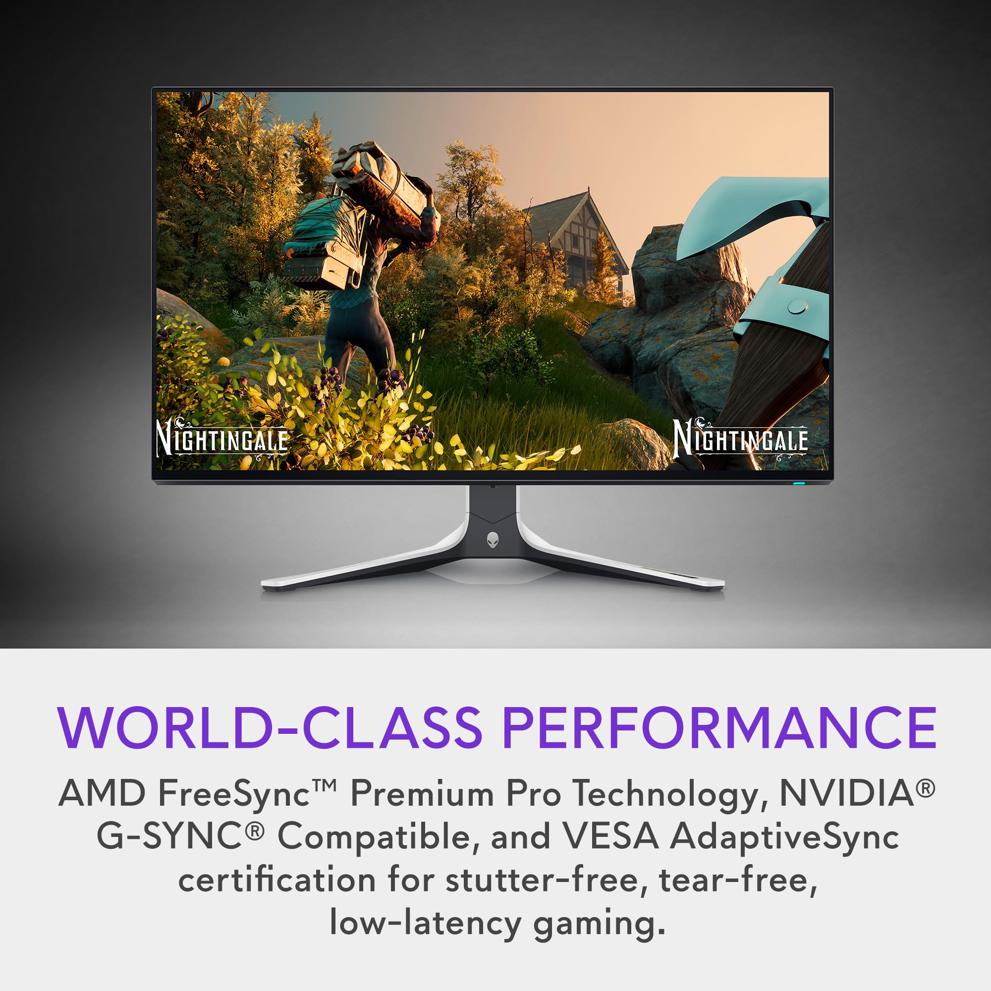 Alienware Aw2723Df Gaming Monitor   27 Inch (2560 X 1440) 240Hz Display (Dp 1.4), 1Ms Response Time, Nvidia G Sync, Preset Osd M