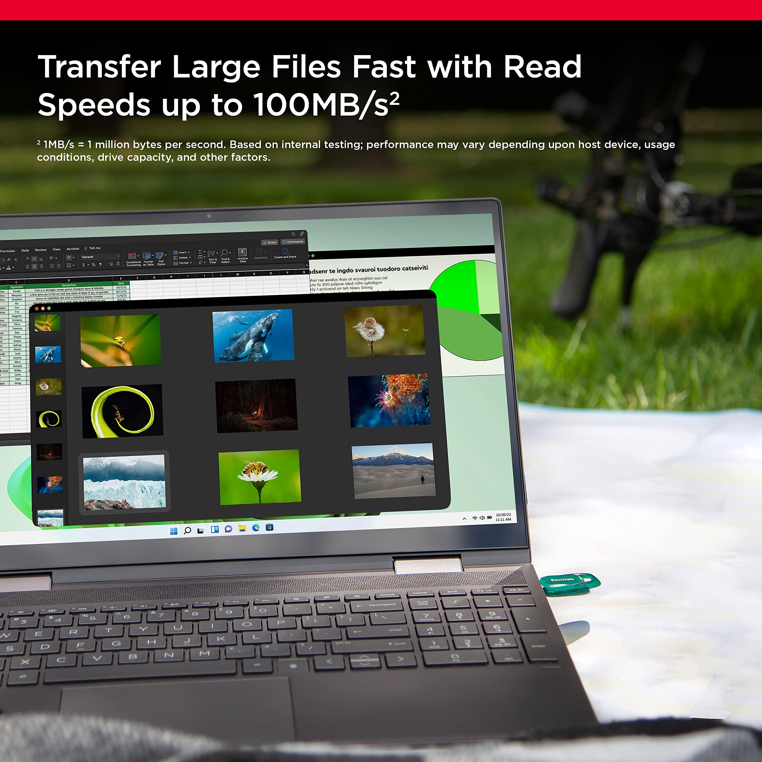 Sandisk 64Gb Ultra Eco Usb 3.2 Gen 1 Flash Drive   Sdcz96 064G G46, Blue Green