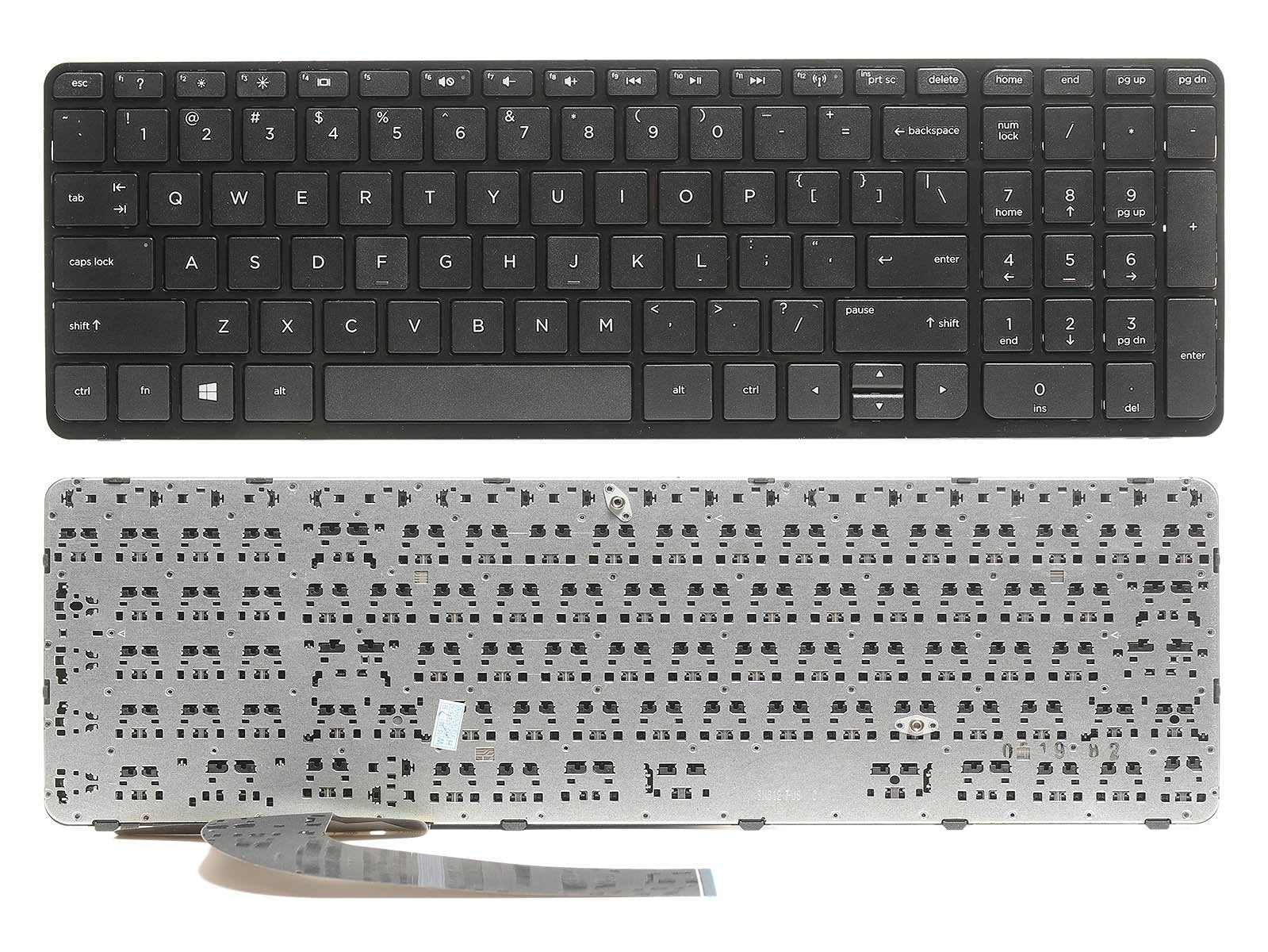 Unitque Us Laptop Keyboard With Frame For Hp Pavilion 17E 17 E 17 E000 17 E100 17 Exxx 17Z E 2B 07001Q110 725365 001 Aer68U00310 720670 001 Aer68U00110 V140546Bs1