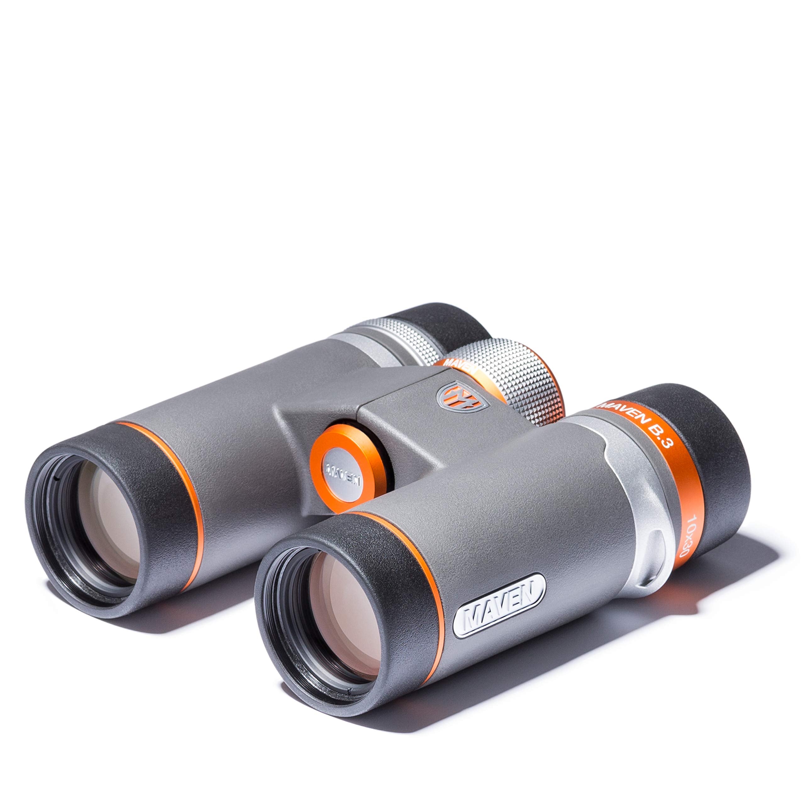 Maven B3 30Mm Ed Compact Binocular (6X30, Gray/Orange)