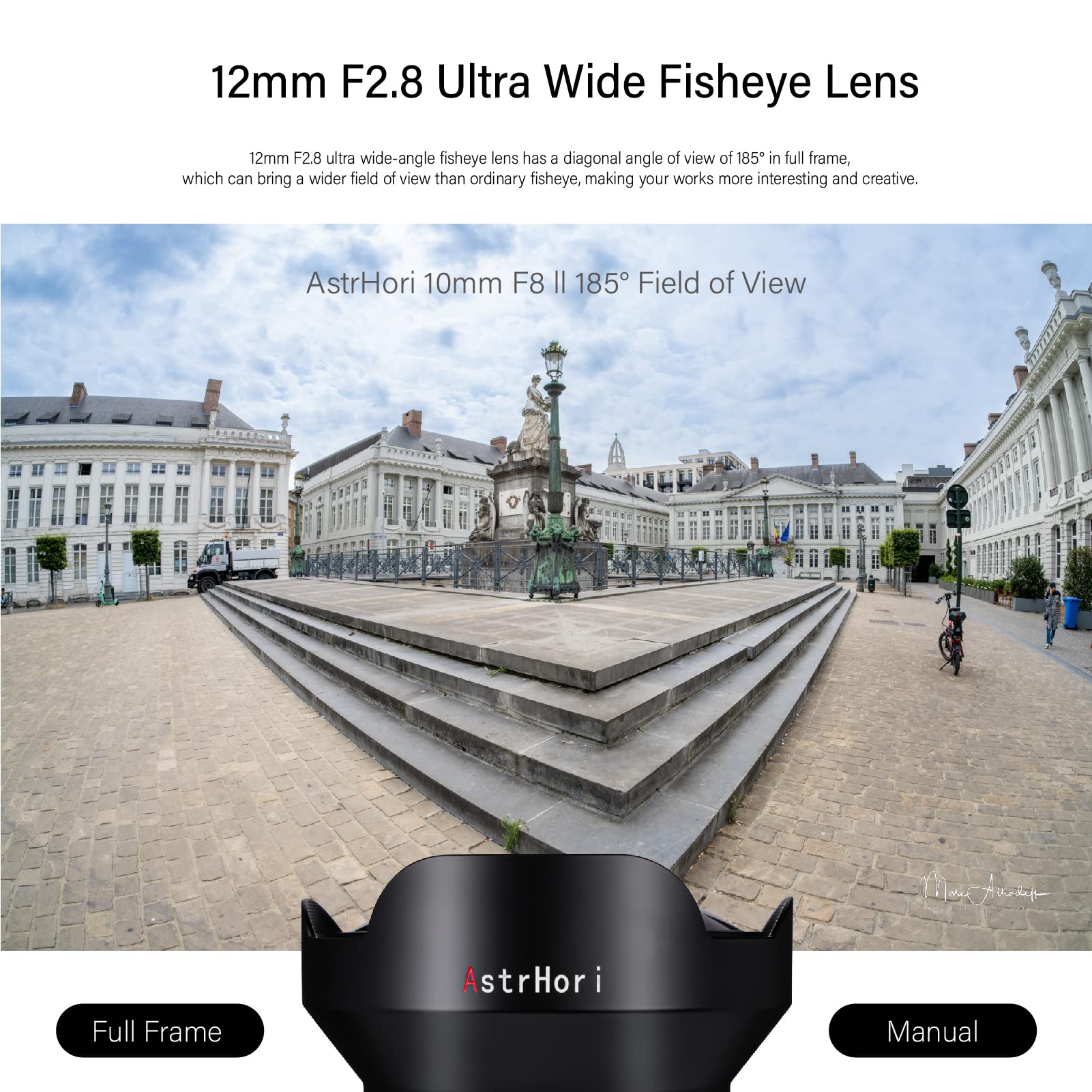 Astrhori 12Mm F2.8 Full Frame Manual Fisheye Lens 185 Ultra Wide Angle Lens For Nikon Z Mount Mirrorless Camera Z6,Z7,Z5,Z6Ii,Z7