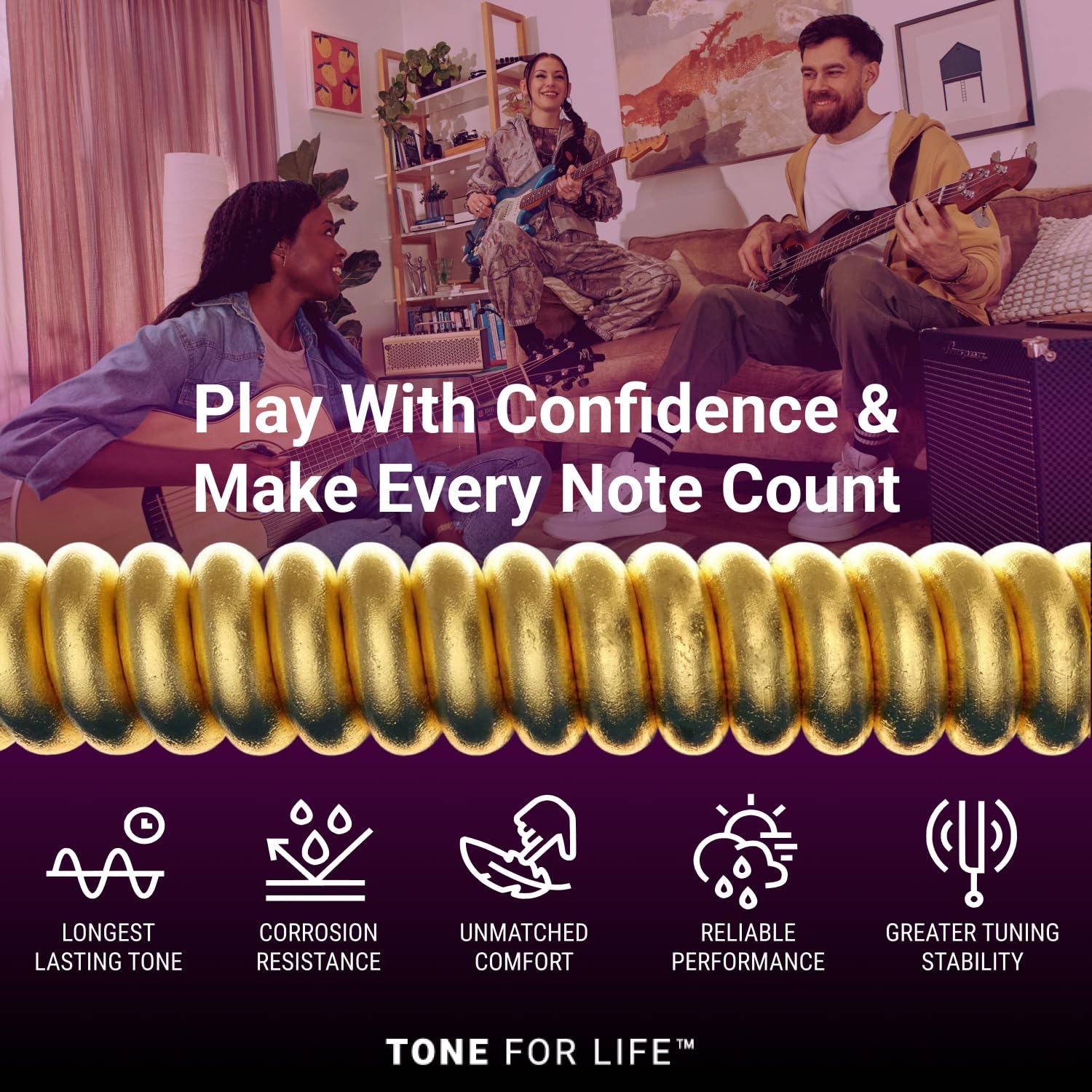 Elixir Strings Phosphor Bronze Acoustic Guitar Strings W Nanoweb Coating, Extra Light (.010 .047)