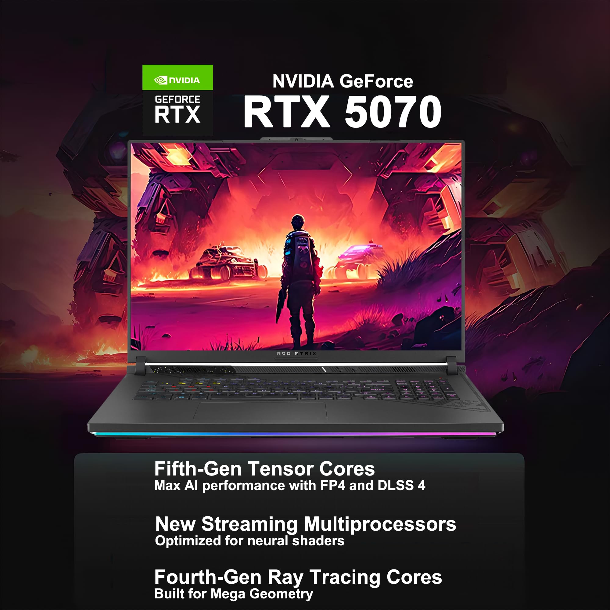 Asus Rog Strix G18 G814 Gaming Laptop 18 2.5K (2560X1600) 240Hz (100% Dci-P3) Amd 16-Core Ryzen 9 9955Hx (>I9-14900Hx) 64Gb Ddr5