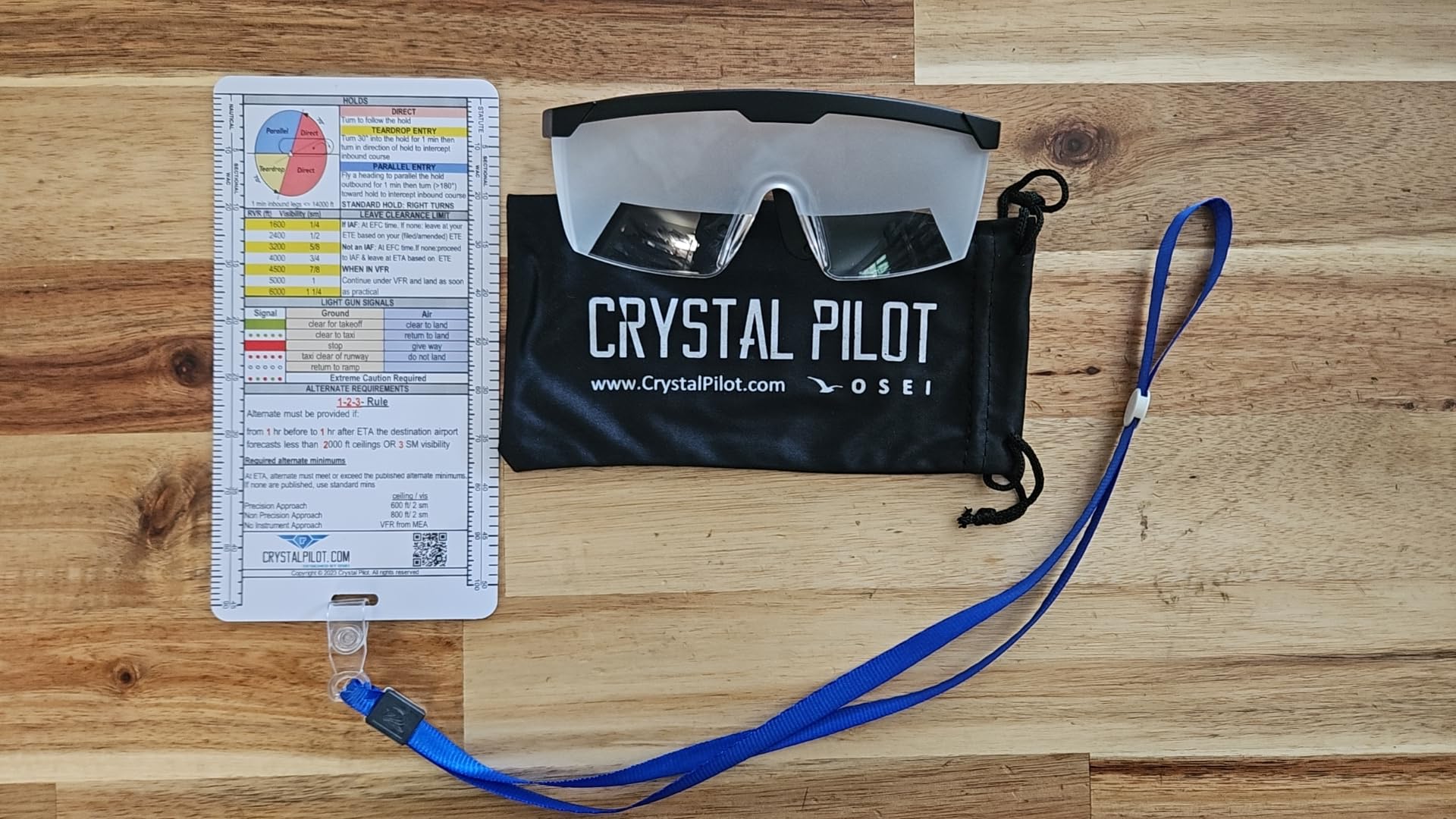Crystal Pilot Certified Ifr Training Glasses/View Limiting Device For Aviation With Ifr Placard. Used For Simulating Instrument