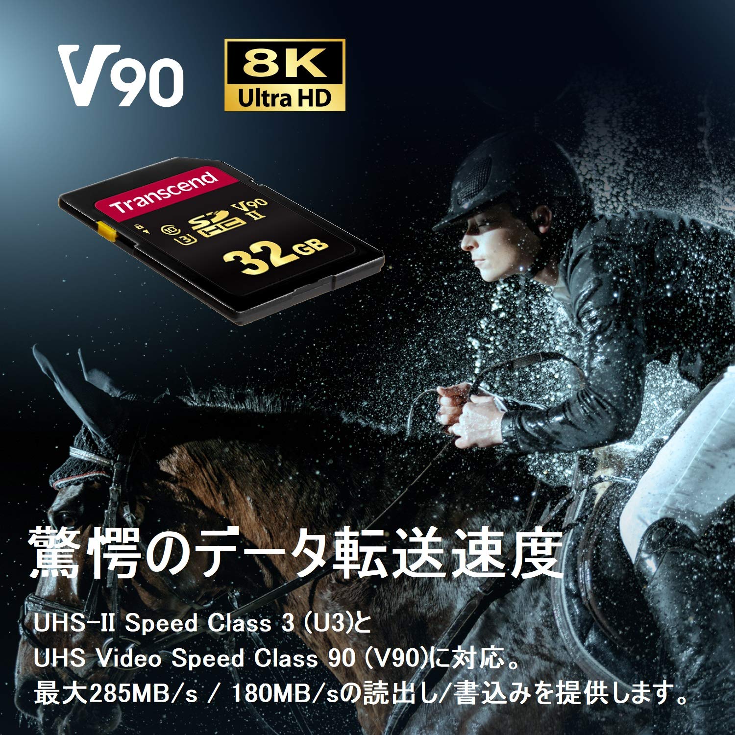 Transcend TS32GSDC700S 32GB UHS II U3 V90 SDHC Flash Memory Card