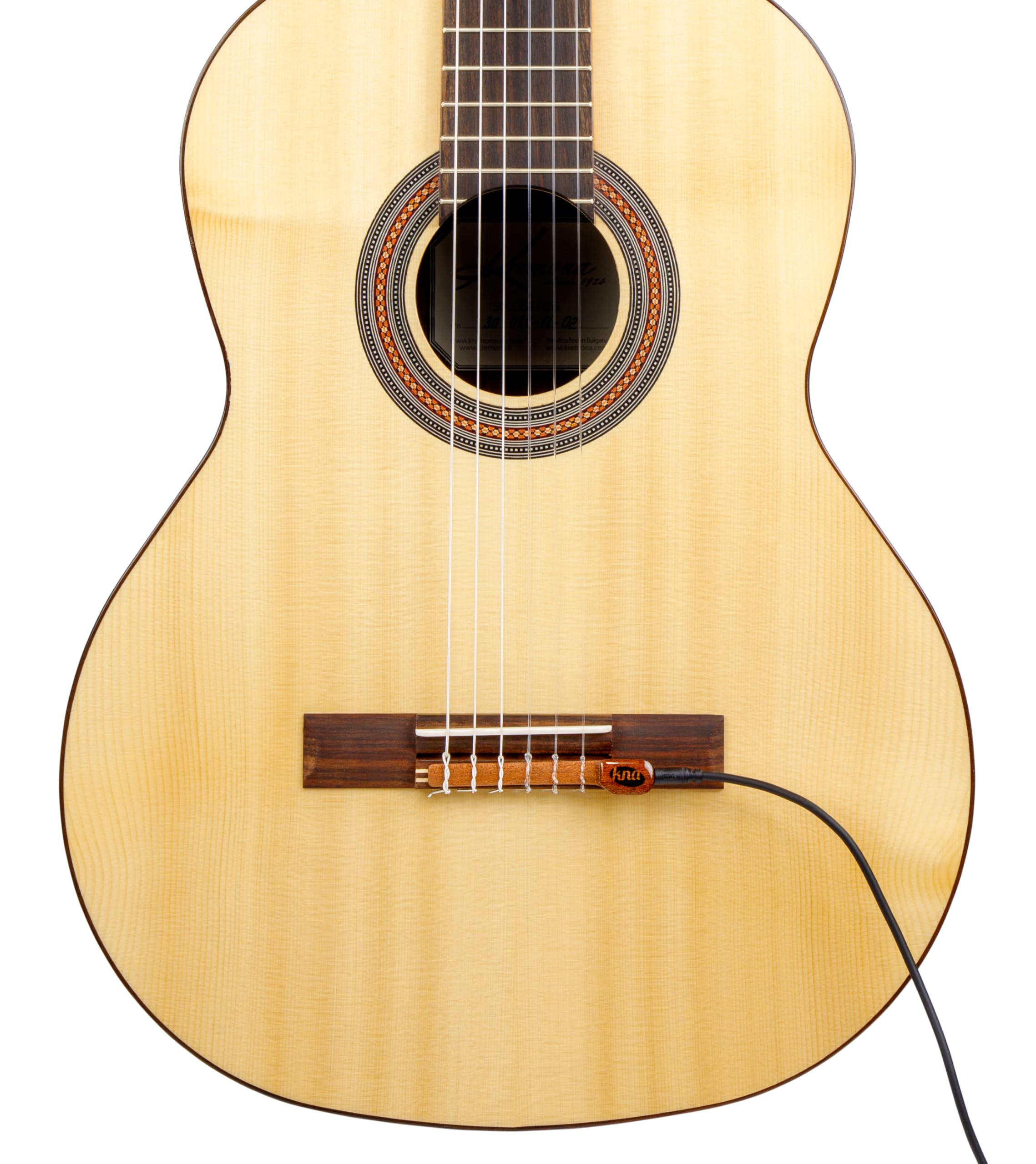 Kna Ng-1 Piezo Pickup For Nylon String Guitar, Classical, Flamenco, Natural Acoustic Tone, Lightweight, Detachable, Easy Install