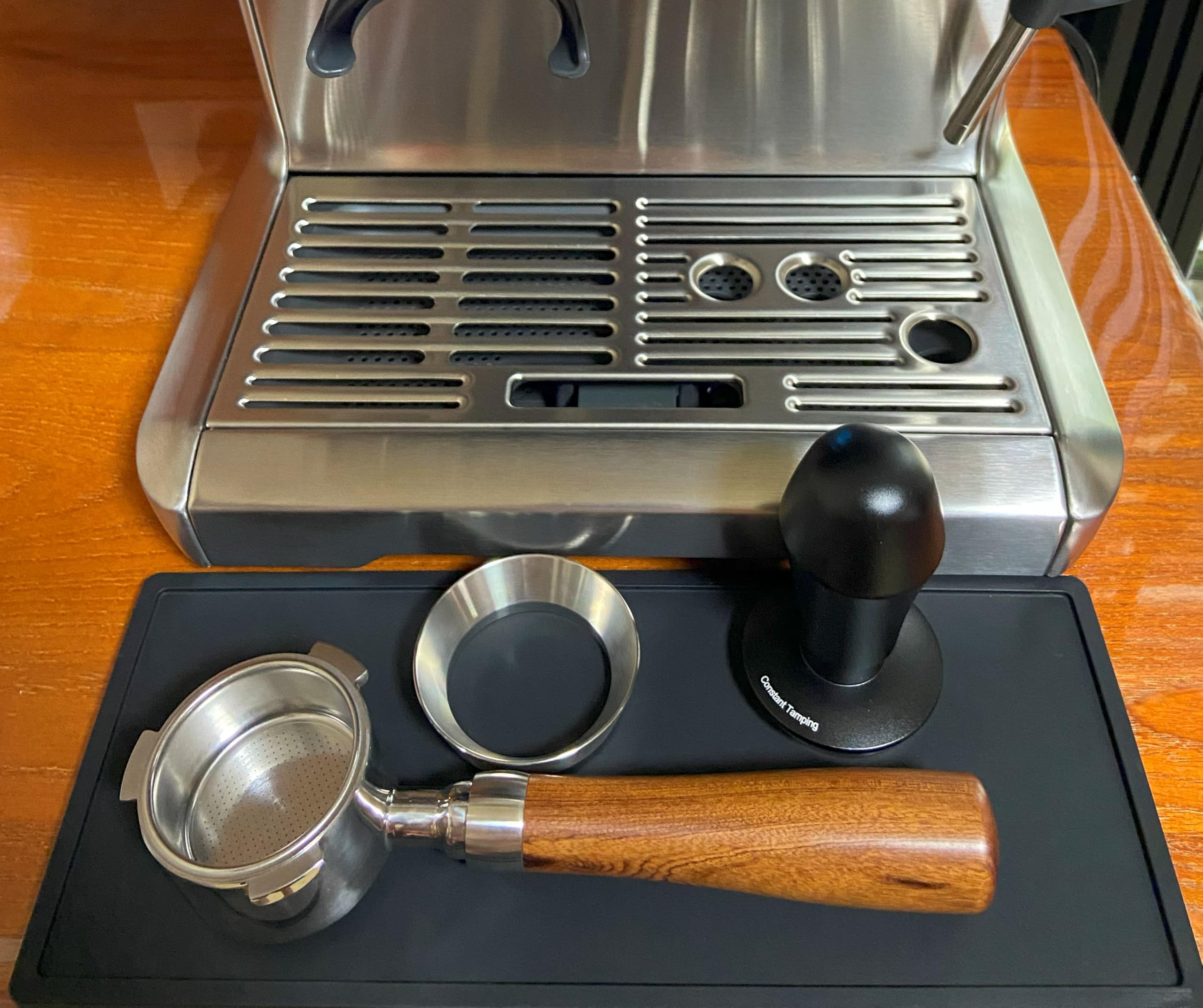 Joytata 51Mm Bottomless Portafilter Fits Delonghi Ec680 And Ec685 Espresso Machine Stainless Steel Naked Portafilter Along With