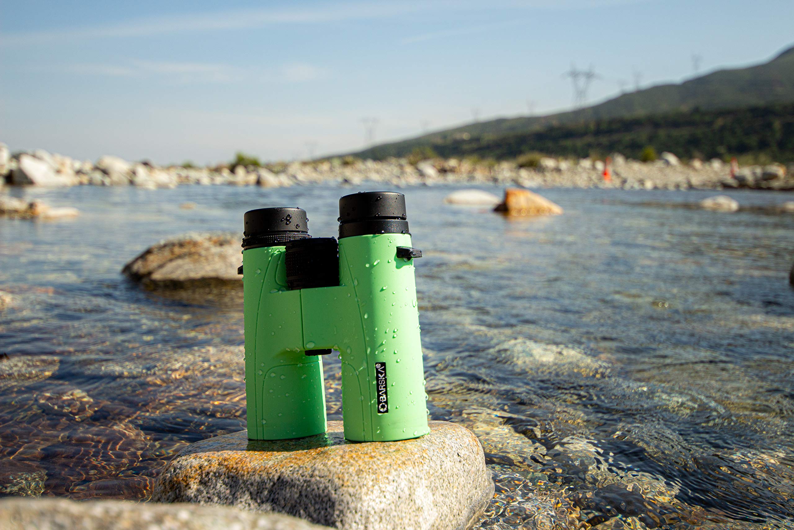 Barska Ab12974 Crush Binoculars For Hunting, Hiking, Events, Sports, Etc, 10X42Mm, Pistachio Green