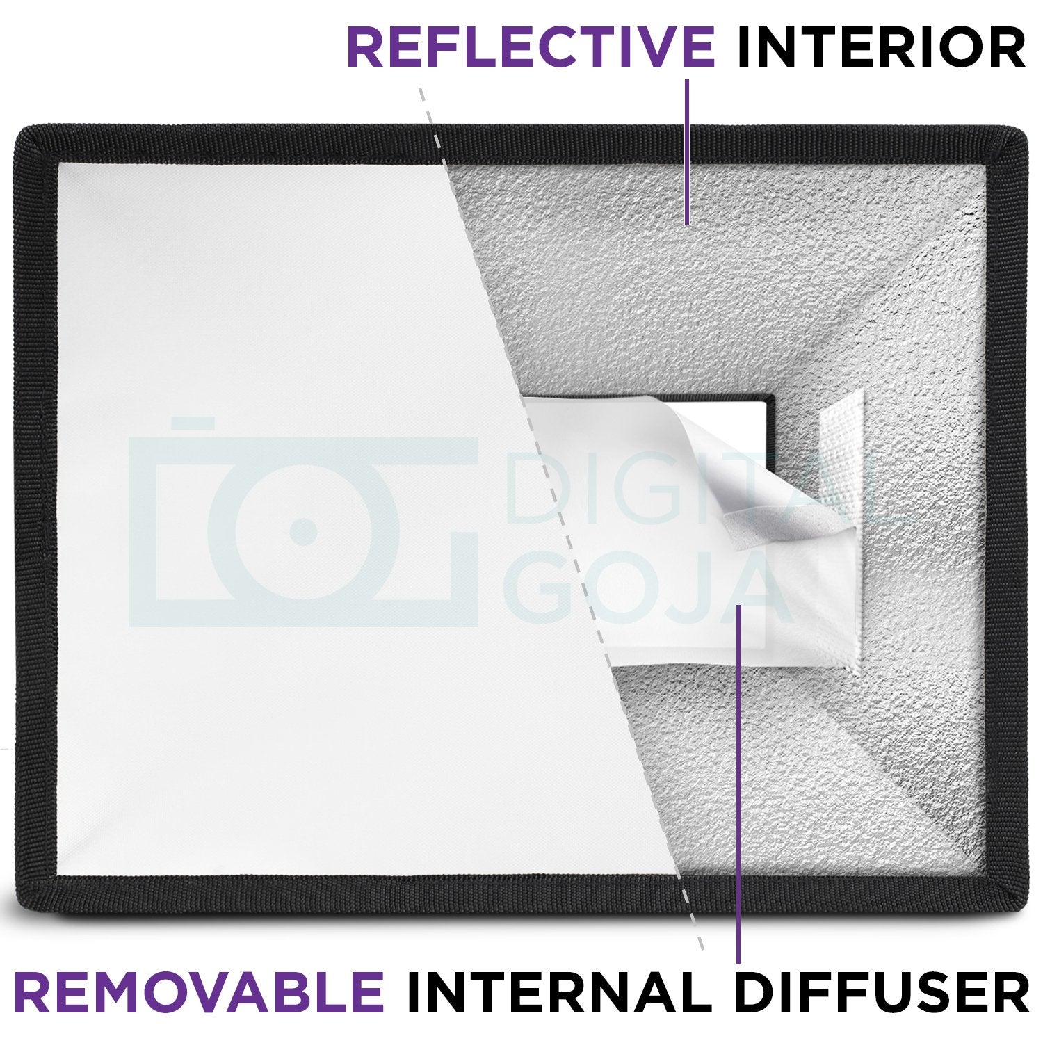 Flash Diffuser Light Softbox 9X7 By Altura Photo (Universal, Collapsible With Storage Pouch) For Canon, Yongnuo And Nikon Speedl