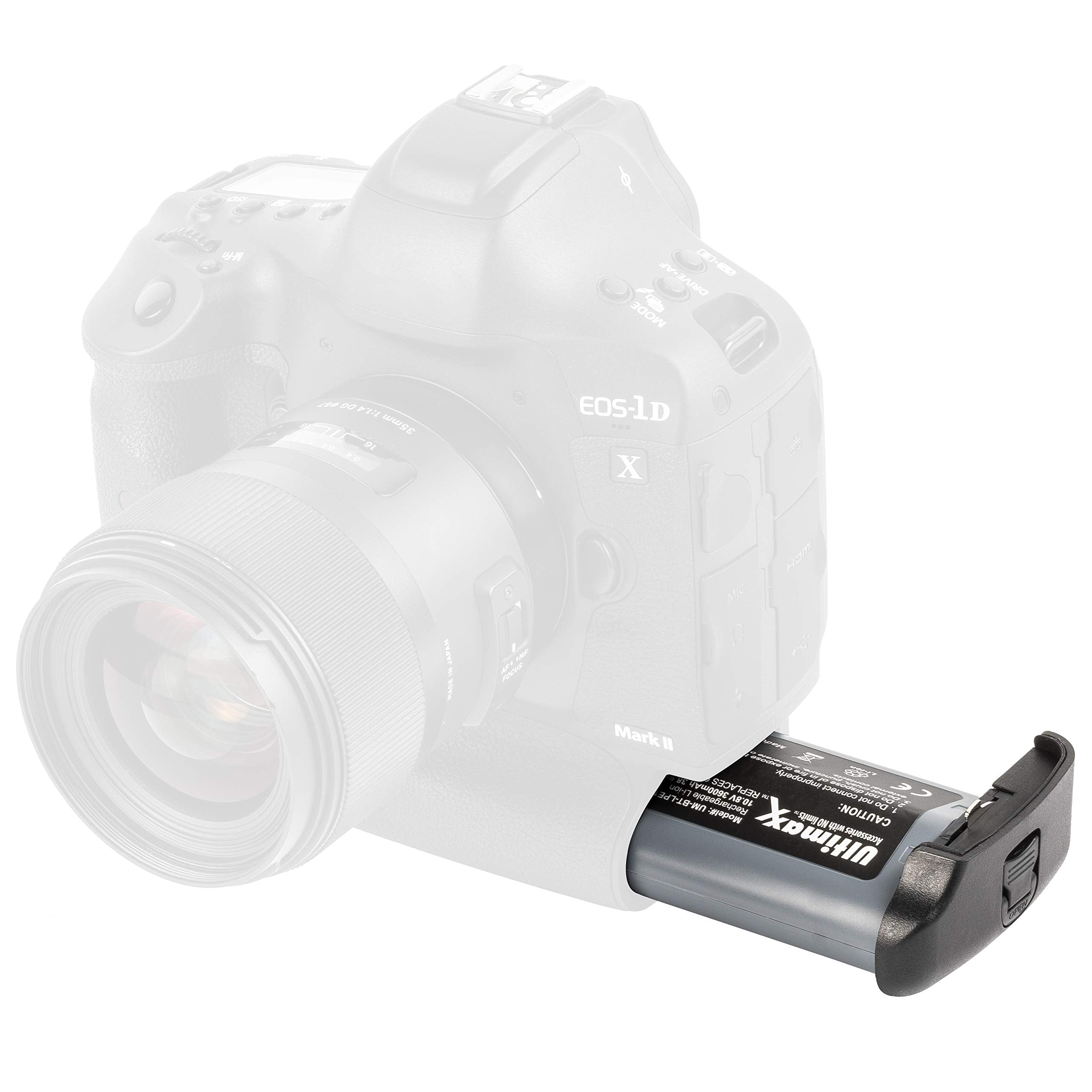 Ultimaxx Lp E19 Ultra High Capacity Lithium Ion Rechargeable Batteries (X2), Compatible With Eos 1D X Mark Iii, 1D X Mark Ii, 1D