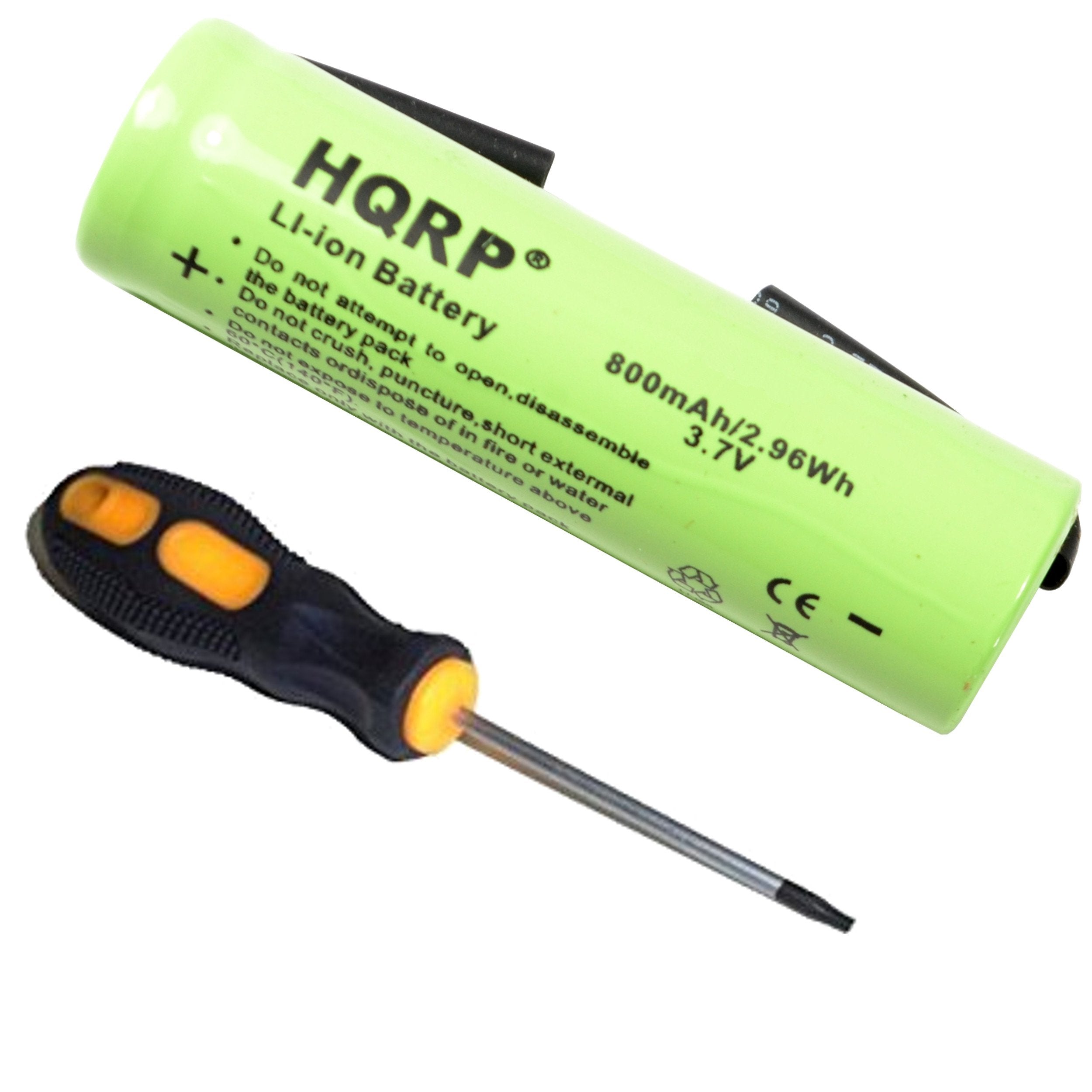 Hqrp Battery Works With Philips Norelco 3.7V Li Ion 422203612390 3611290 3606410 1050Cc 1050X 1059X 1280X 1280Xcc 1250X 1250Xcc