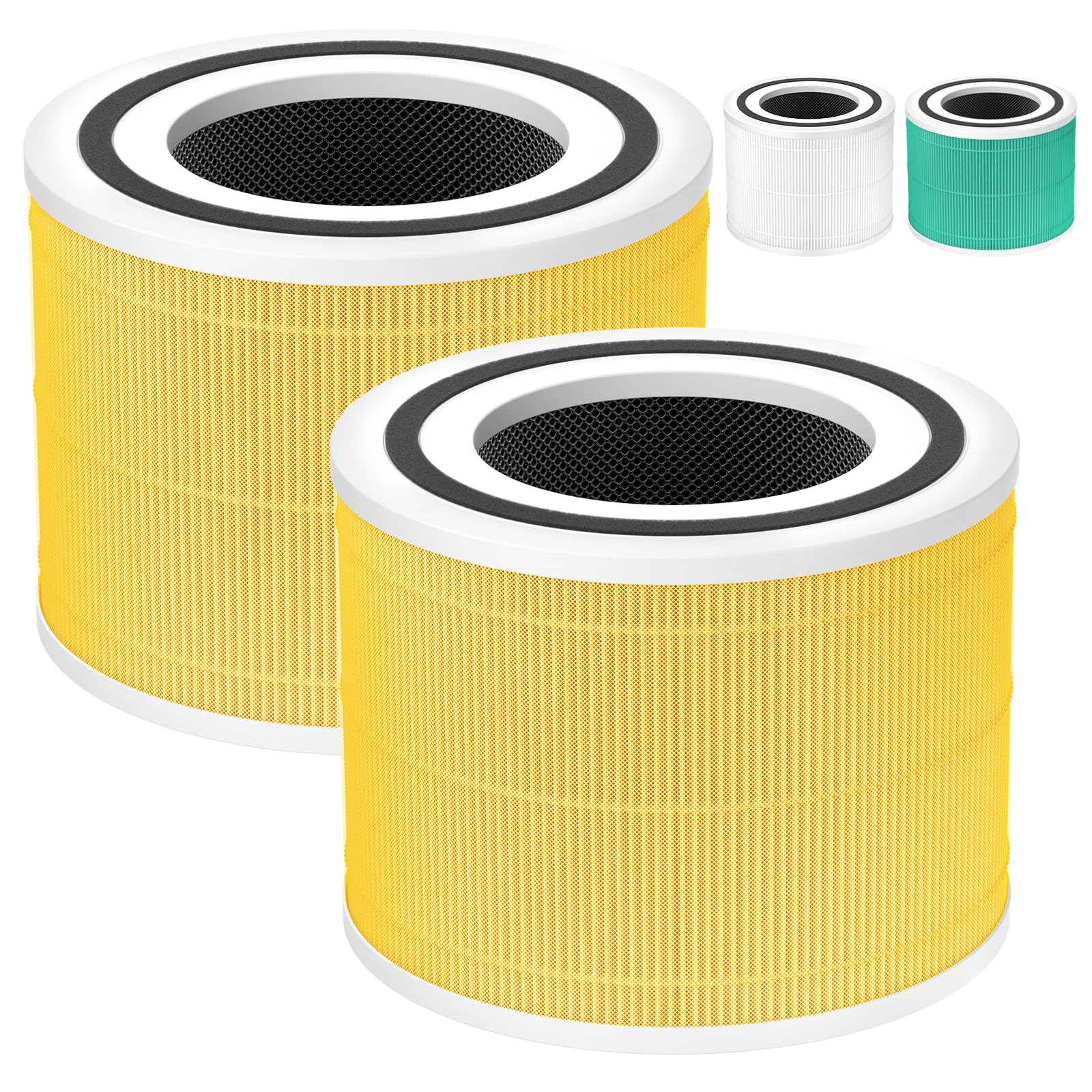 2 Pack 14 True Hepa Pet Care Replacement Filter Compatible With 240 Air Purifier, 3 In 1 True Hepa Filter Replacement With Hp 14