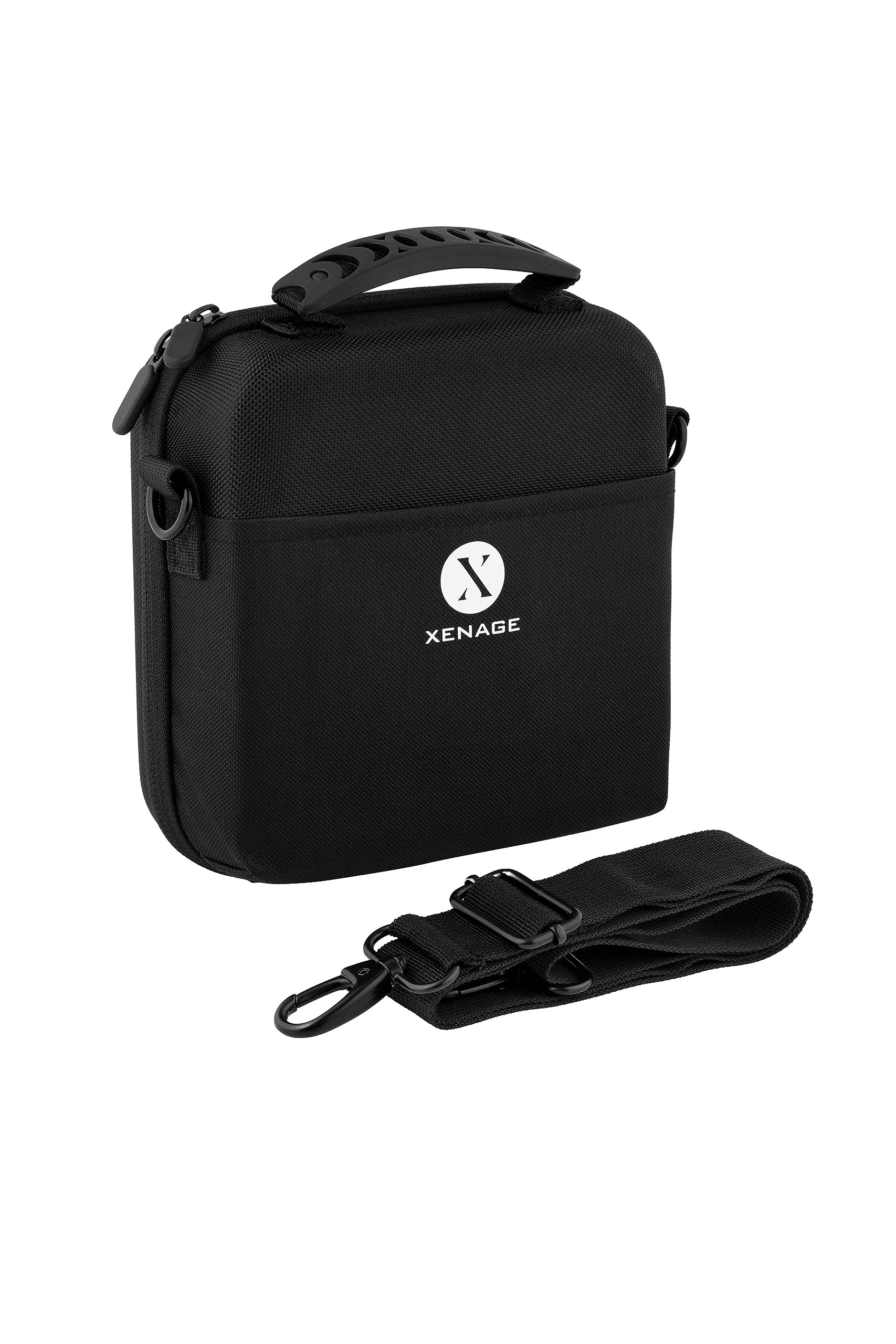 Xenage Binocular Case With Heavy Duty Water Resistant Hard Eva Cover (7X7X2.5   ) Carry Handle, And Carrying Strap For Hiking, H