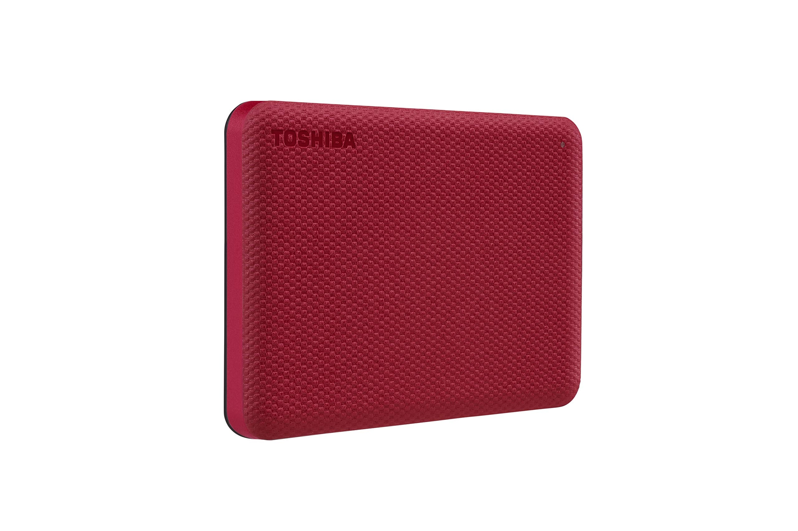 Toshiba Canvio Advance 2Tb Portable External Hard Drive Usb 3.0, Red   Hdtca20Xr3Aa