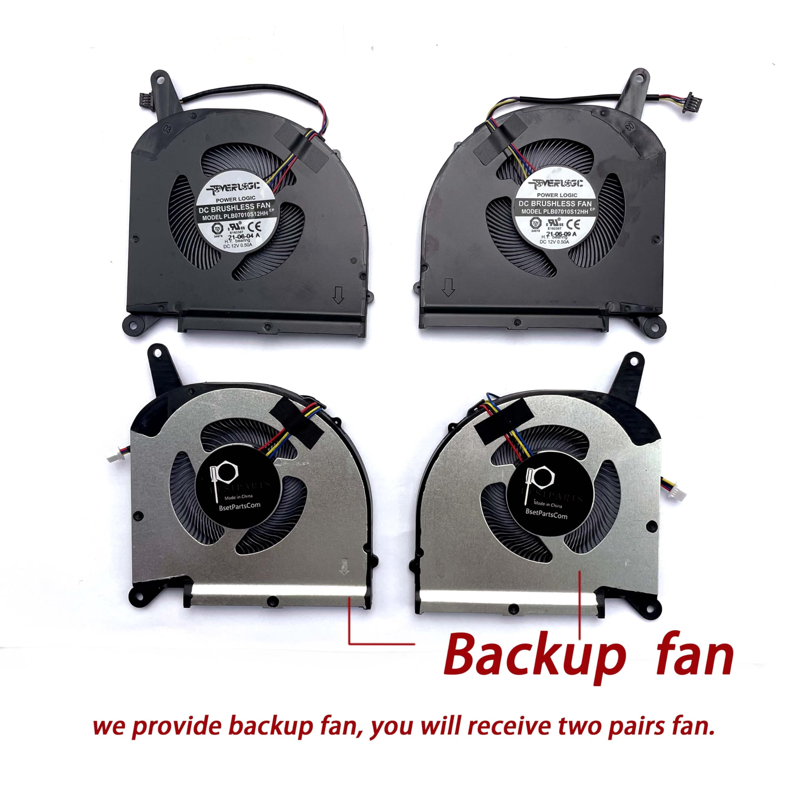 Bestparts New Cpu+Gpu Cooling Fan Replacement For Gigabyte Aero 15 Oled, Aero 17 Hdr Xa, Rp75Xa Rp77Xa, For Aorus 15G 17G Yb Xb