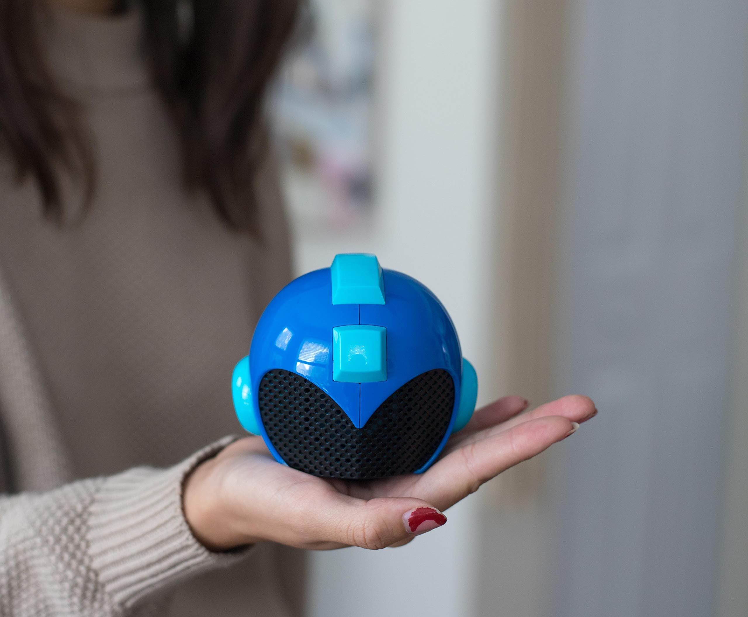 Rockman Mega Man Helmet Themed Usb Powered Wired Multimedia Portable Speaker