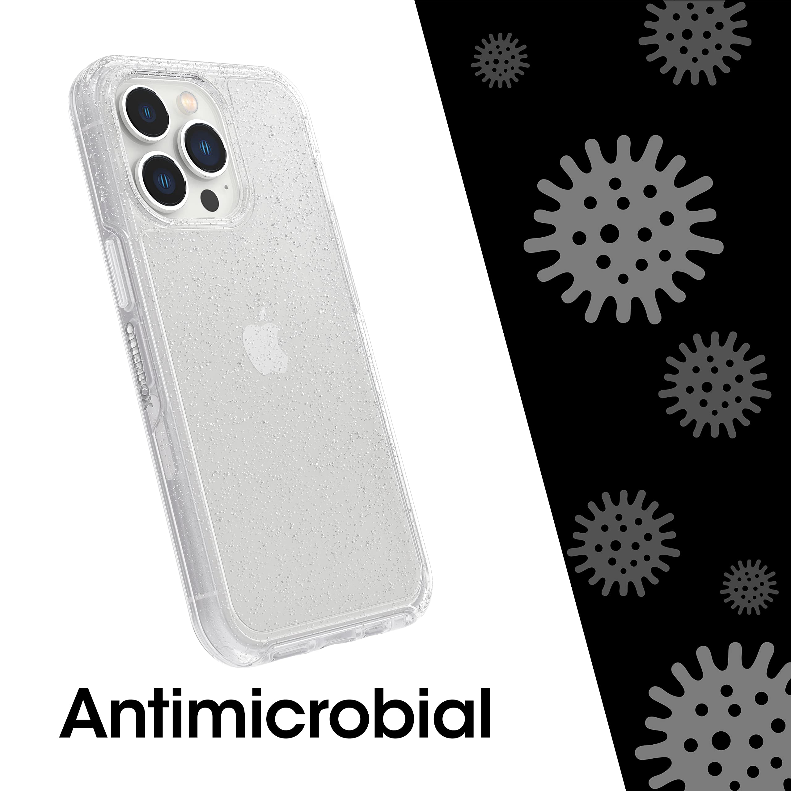 Otterbox Iphone 13 Pro (Only) Symmetry Series Case   Stardust, Ultra Sleek, Wireless Charging Compatible, Raised Edges Protect C