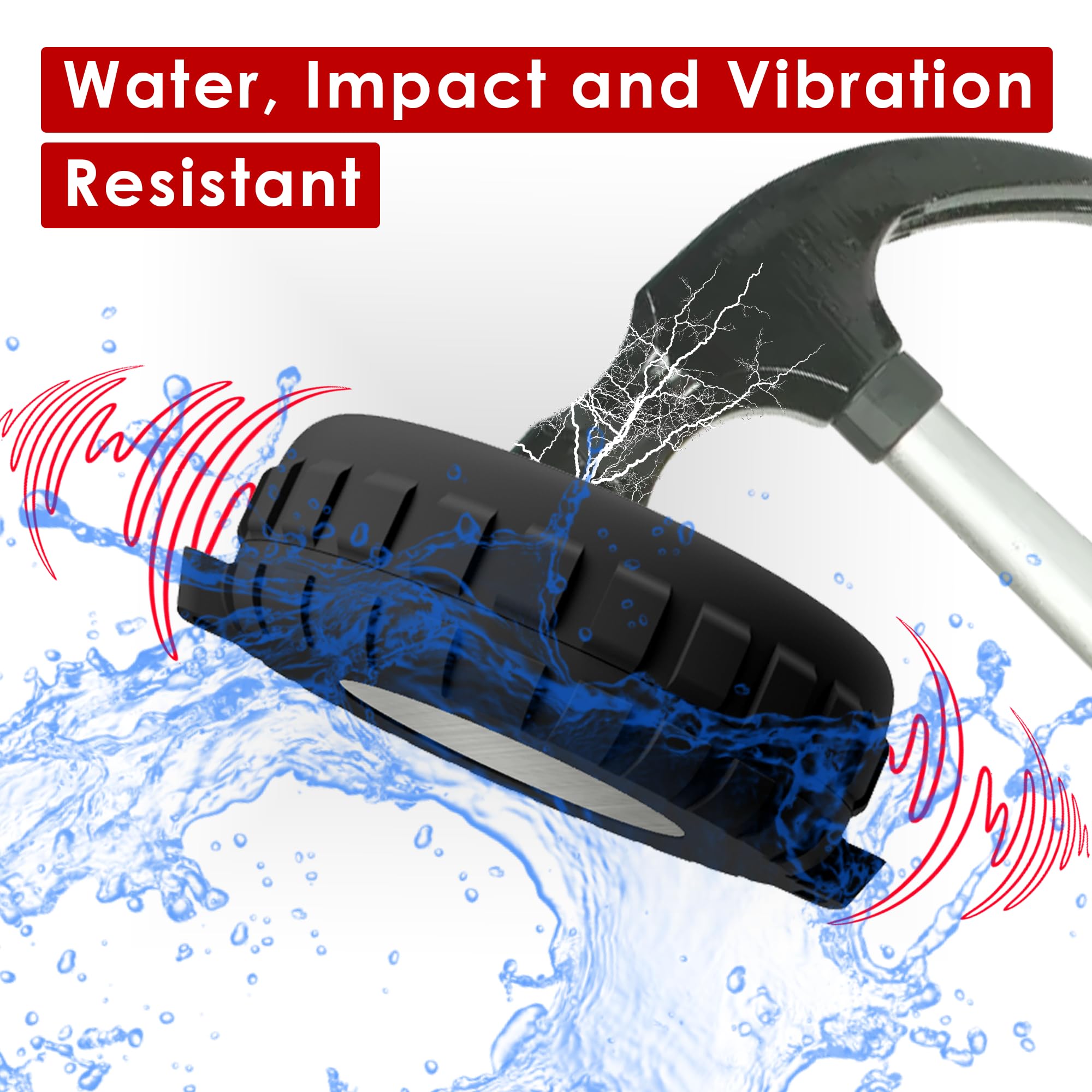 Ultra Strong Case Compatible With Apple Airtag Waterproof, Vibration & Shock Proof, Secure Attach For Hidden Tracking Of Car, Bi