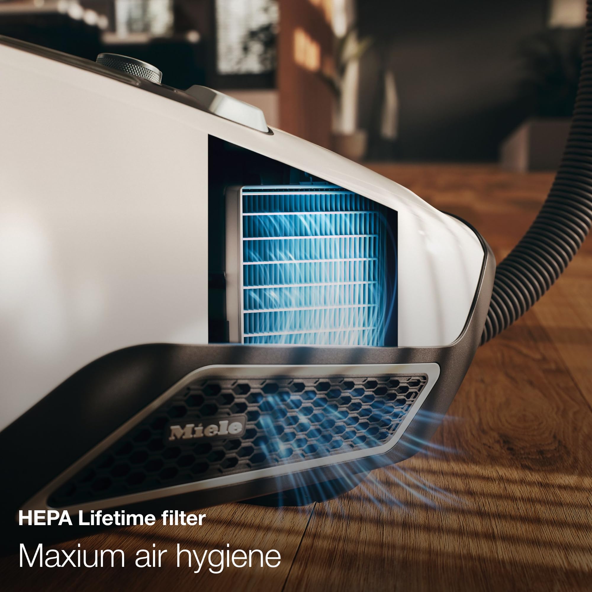 Miele Blizzard Cx1 Pure Suction Bagless Canister Vacuum Cleaner, Graphite Grey