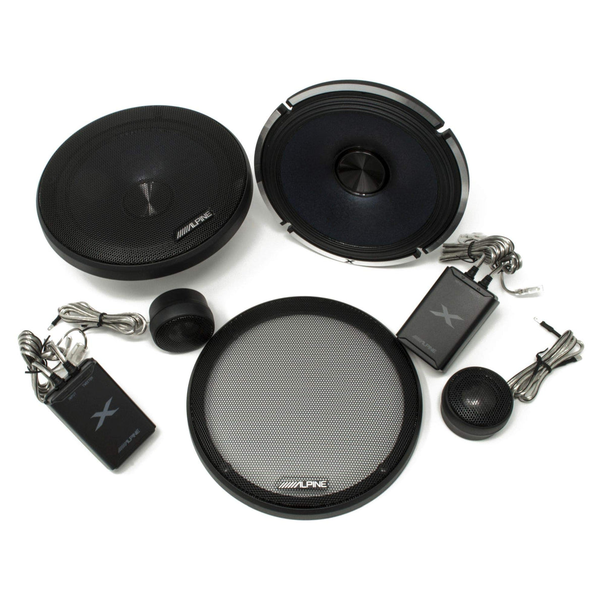 Alpine X S65C X Series 6.5' Component 2 Way Speakers Id