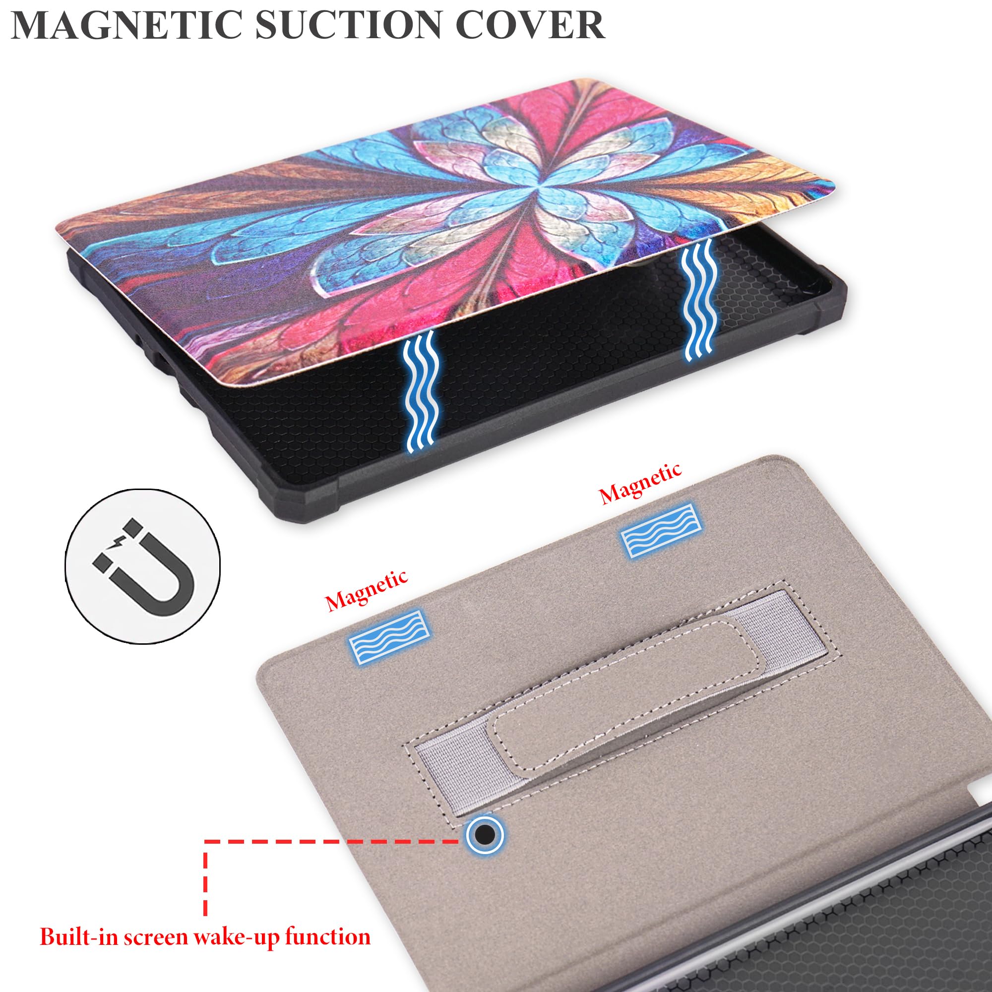 Haecsfl Case For 6.8'' Kindle Paperwhite (11Th Generation 2021) And Signature Edition,Premium Pu Leather Cover,Soft Tpu Lightwei