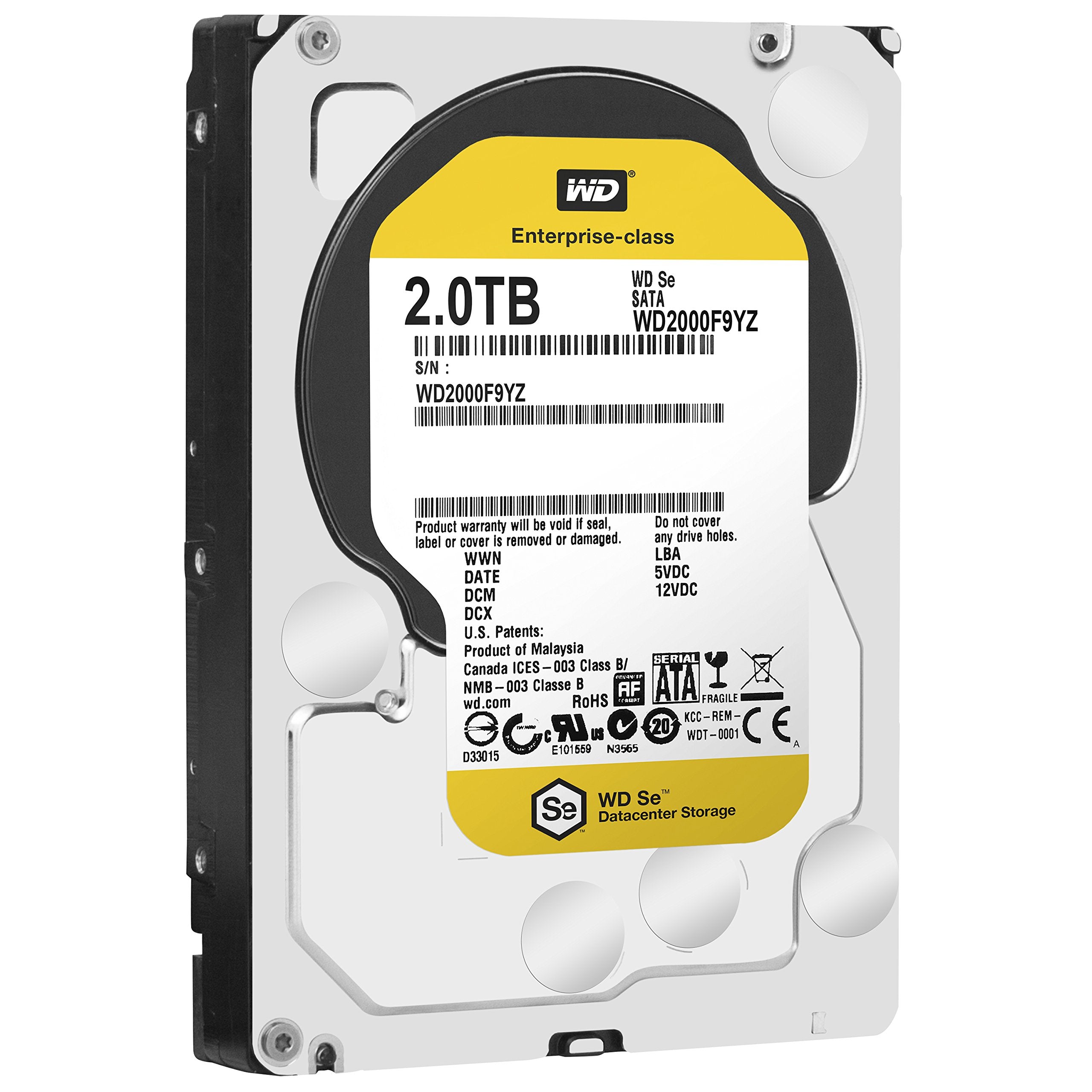 Wd Se 2Tb Datacenter Hard Disk Drive   7200 Rpm Sata 6 Gb/S 64Mb Cache 3.5 Inch   Wd2000F9Yz