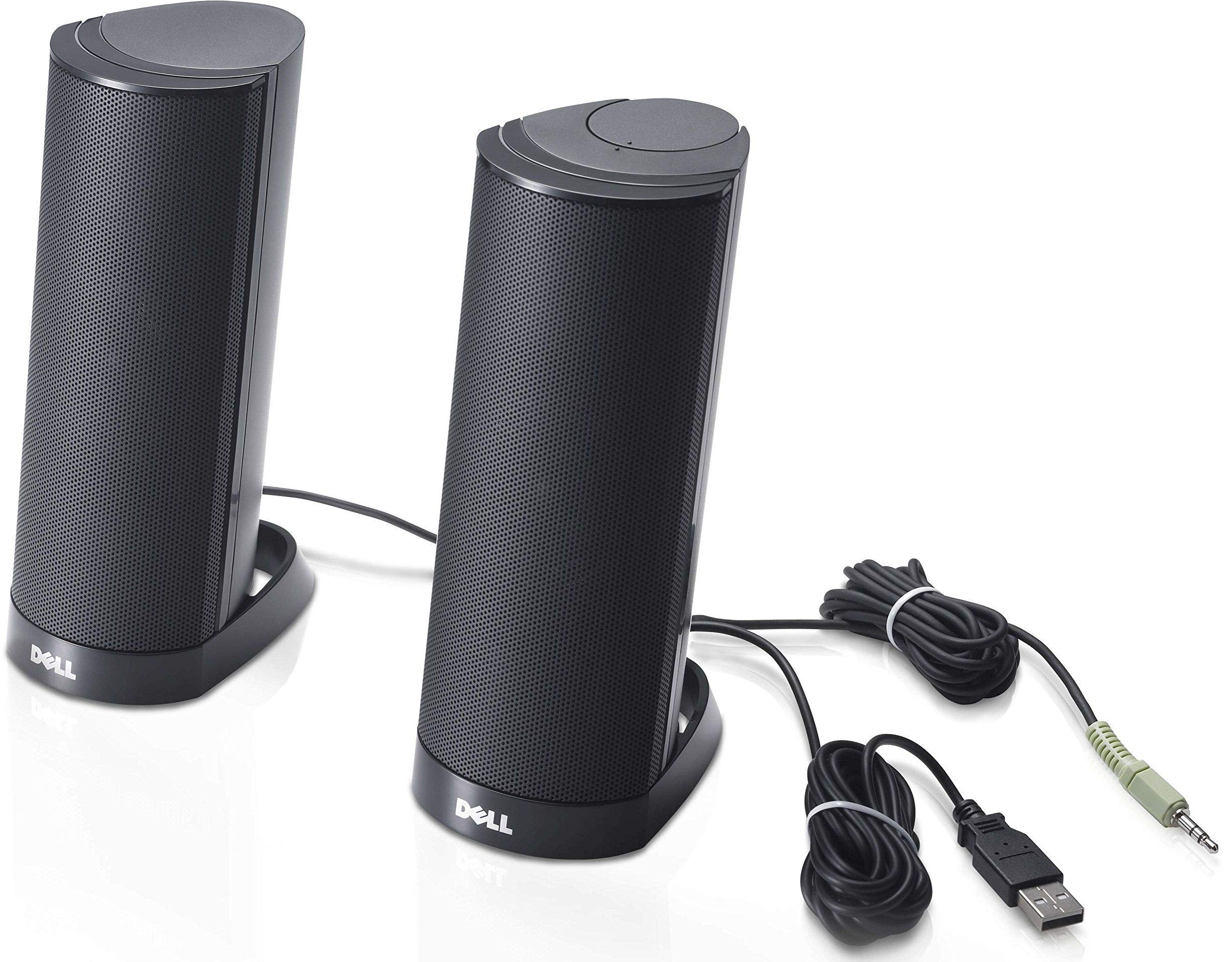 Dell Ax210 Usb Stereo Speaker System (W955K), Black