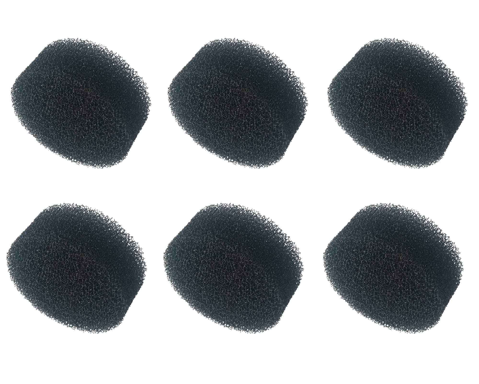 6 Pack Replacement Compatible For Air Compressor 2'' Round Intake Filter,Craftsman Porter Cable Air Compressor Parts Devilbiss