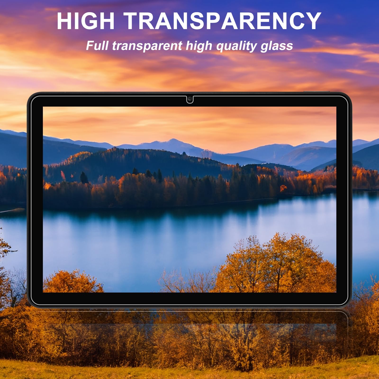 Acdream 2 Pack Screen Protector For T Mobile Revvl Tab 5G 10.36'' Tablet 2023 Release, Hd Tempered Glass Anti Fingerprints Bubbl