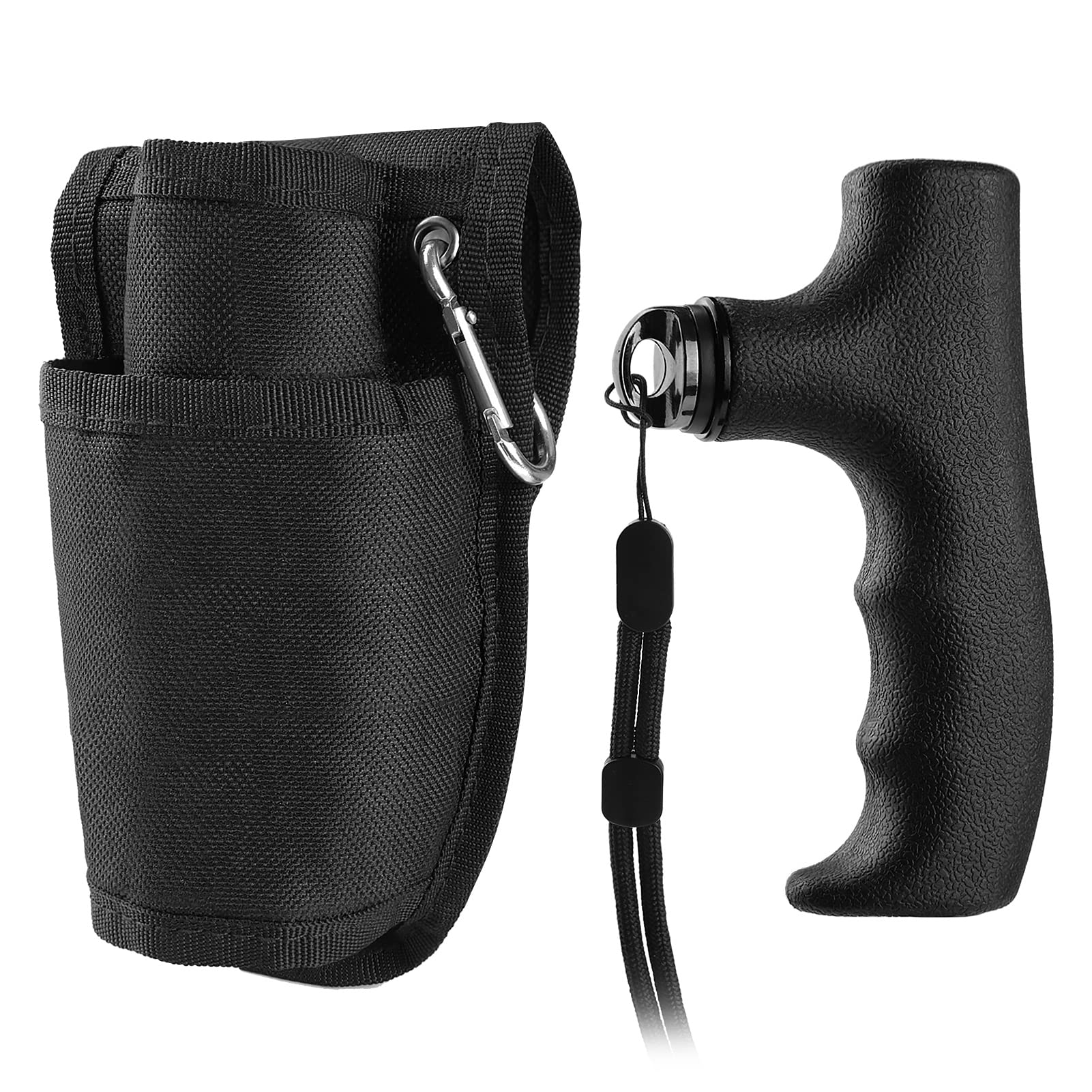 Monopod Handle Adapter Set Walking Stick Cane Handle With Monopod Waist Bag For Trekking Hiking Climbing Photography