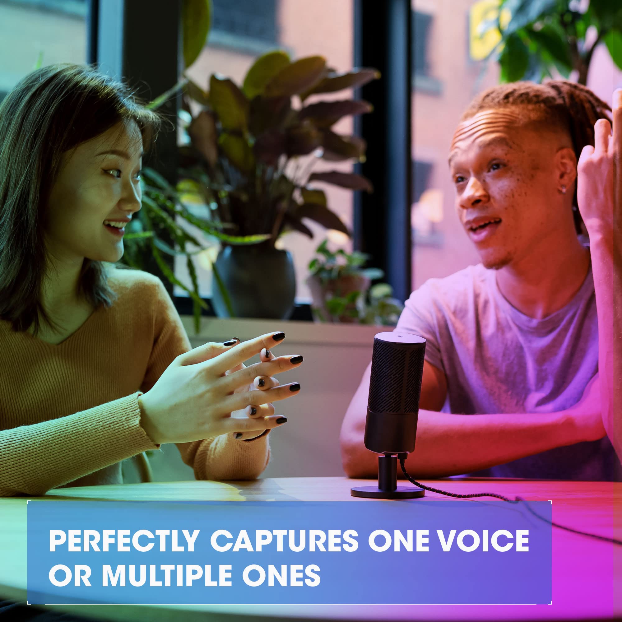 Jbl Quantum Stream: Dual Pattern Premium Usb Microphone For Streaming, Recording And Gaming, Voice Monitoring With Easy Volume C