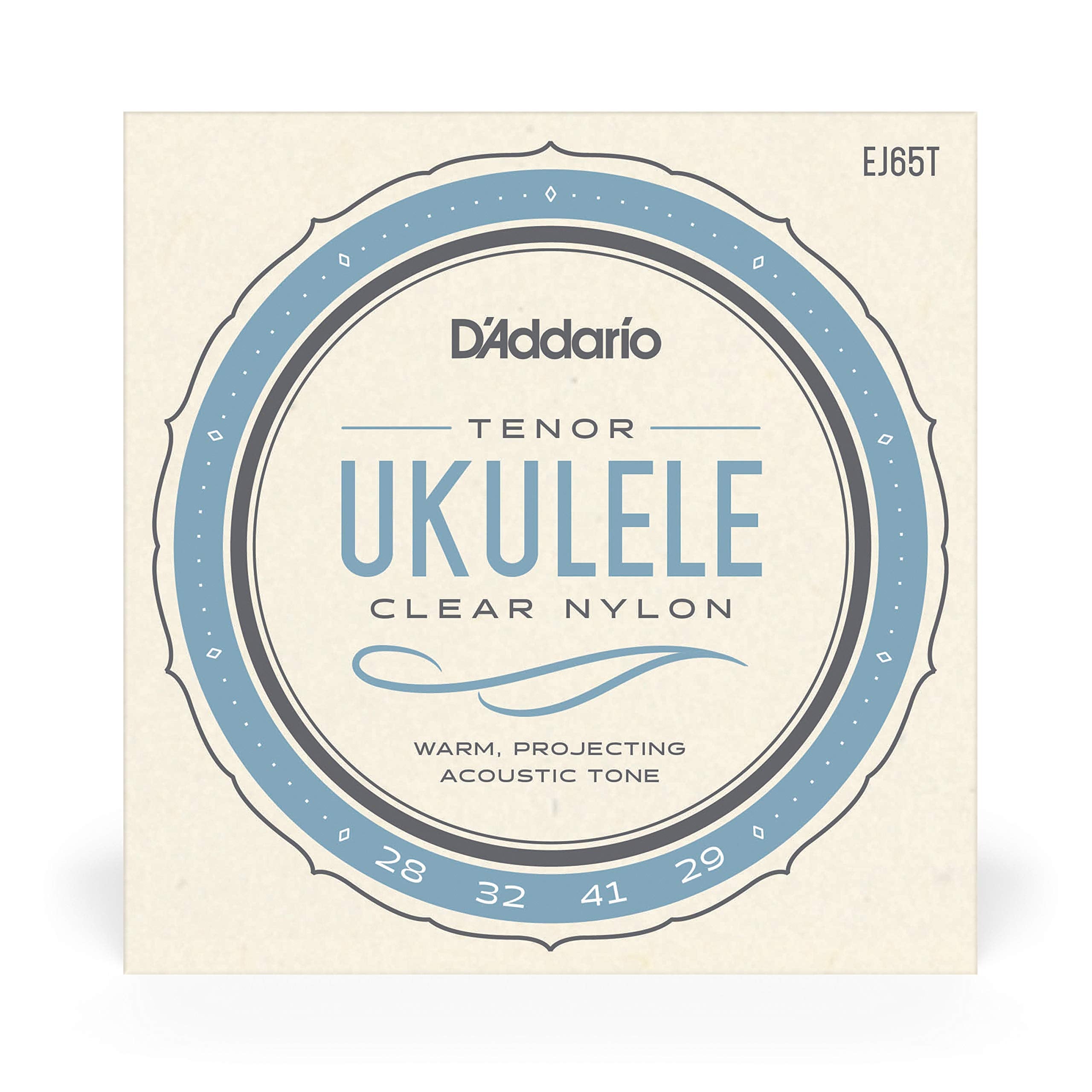D'Addario Ej65T Pro Art   Custom Extruded Nylon Ukulele Strings, Tenor