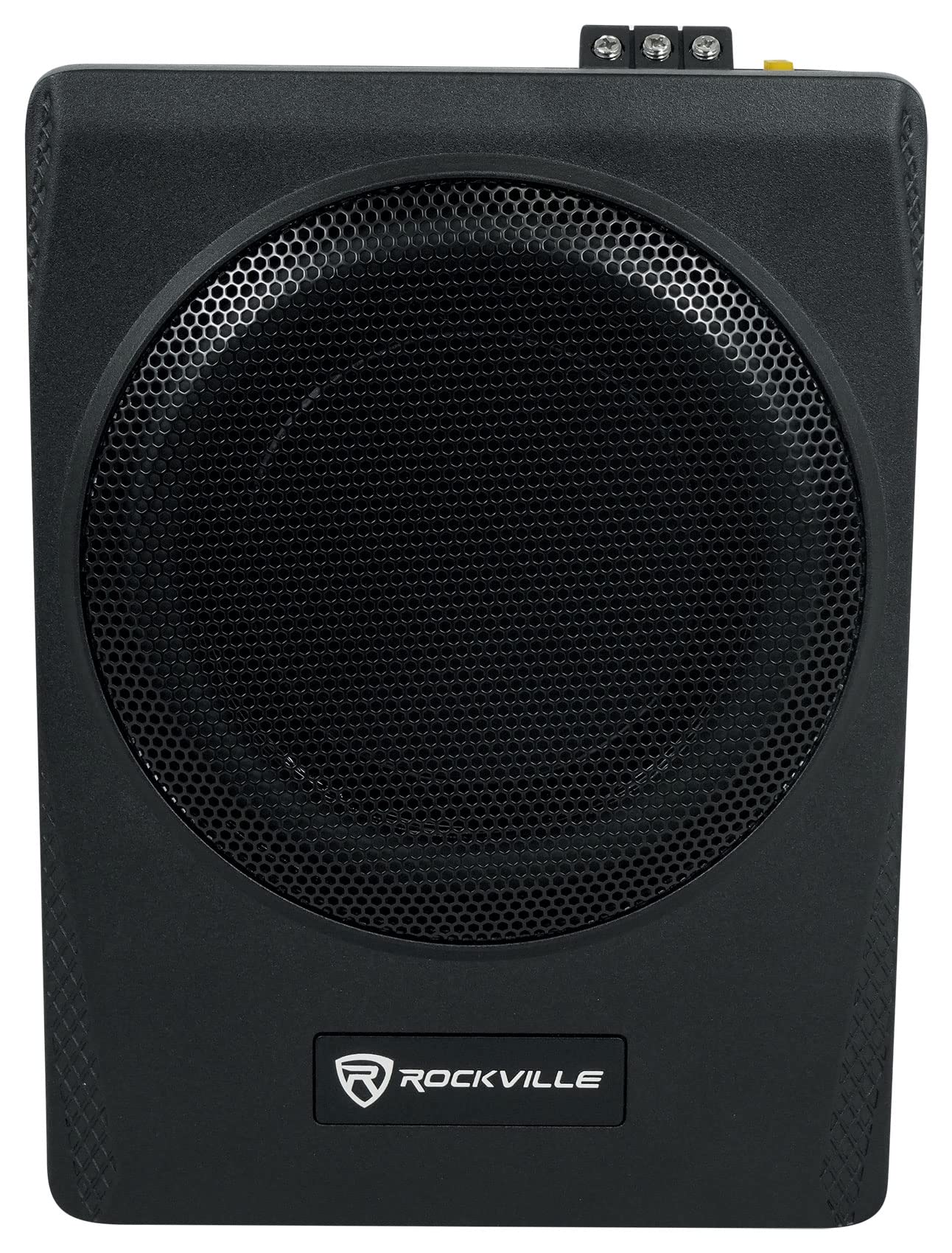 Rockville Ss65P 400W 6.5 Slim Under-Seat Active Powered Car/Truck Subwoofer Sub