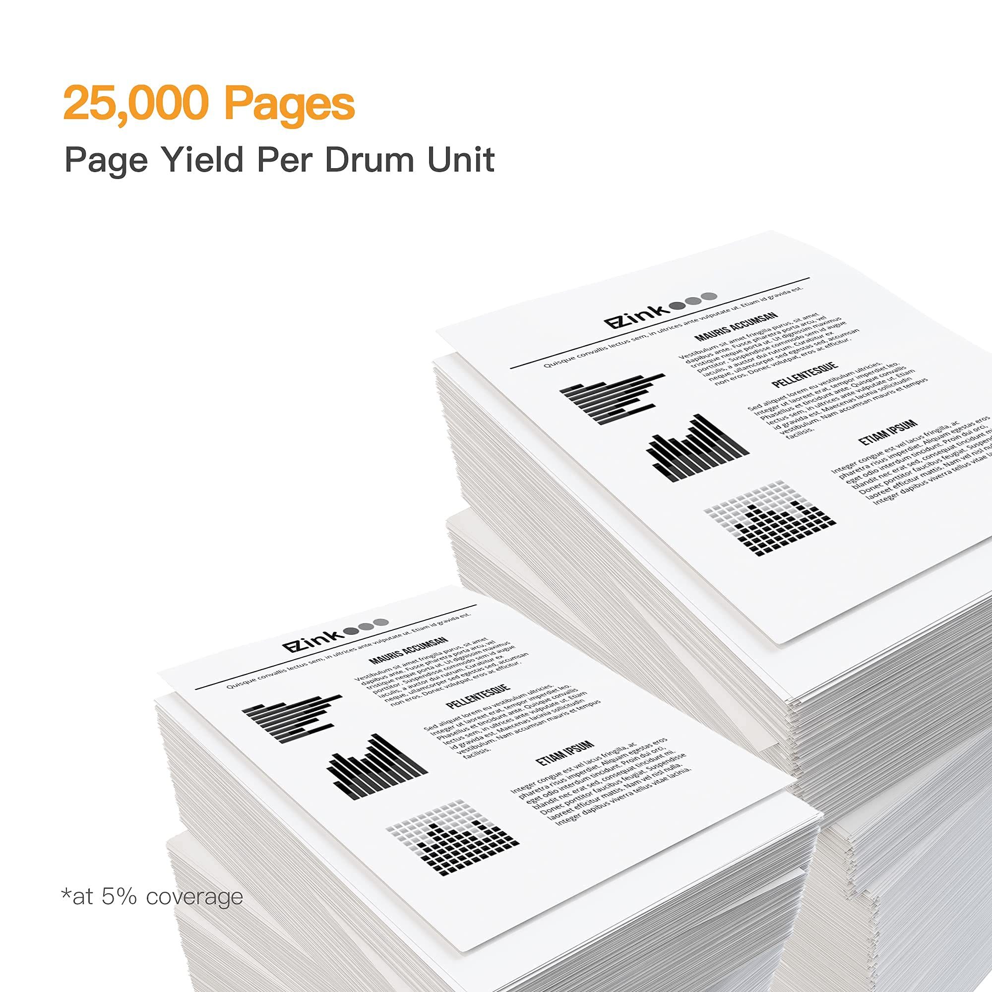 E Z Ink (Tm Compatible Drum Unit Replacement For Brother Dr520 Dr620 Compatible With Dcp 8065Dn Dcp 8060 Hl 5240 Hl 5250Dn Hl 53