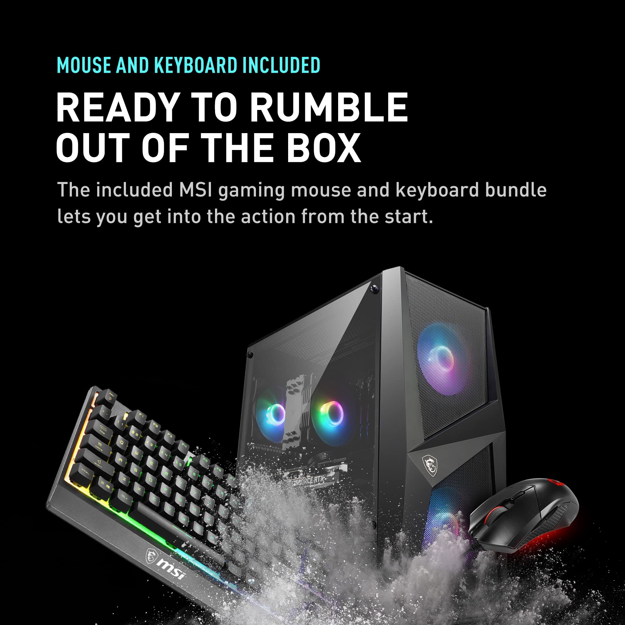 Msi Codex R Gaming Desktop: Intel Core I5-13400F, Rtx 4060, 32Gb Ddr5, 2Tb M.2 Nvme Gen3, Rgb Fan Cooling, 650W 80+ Gold, Keyboa