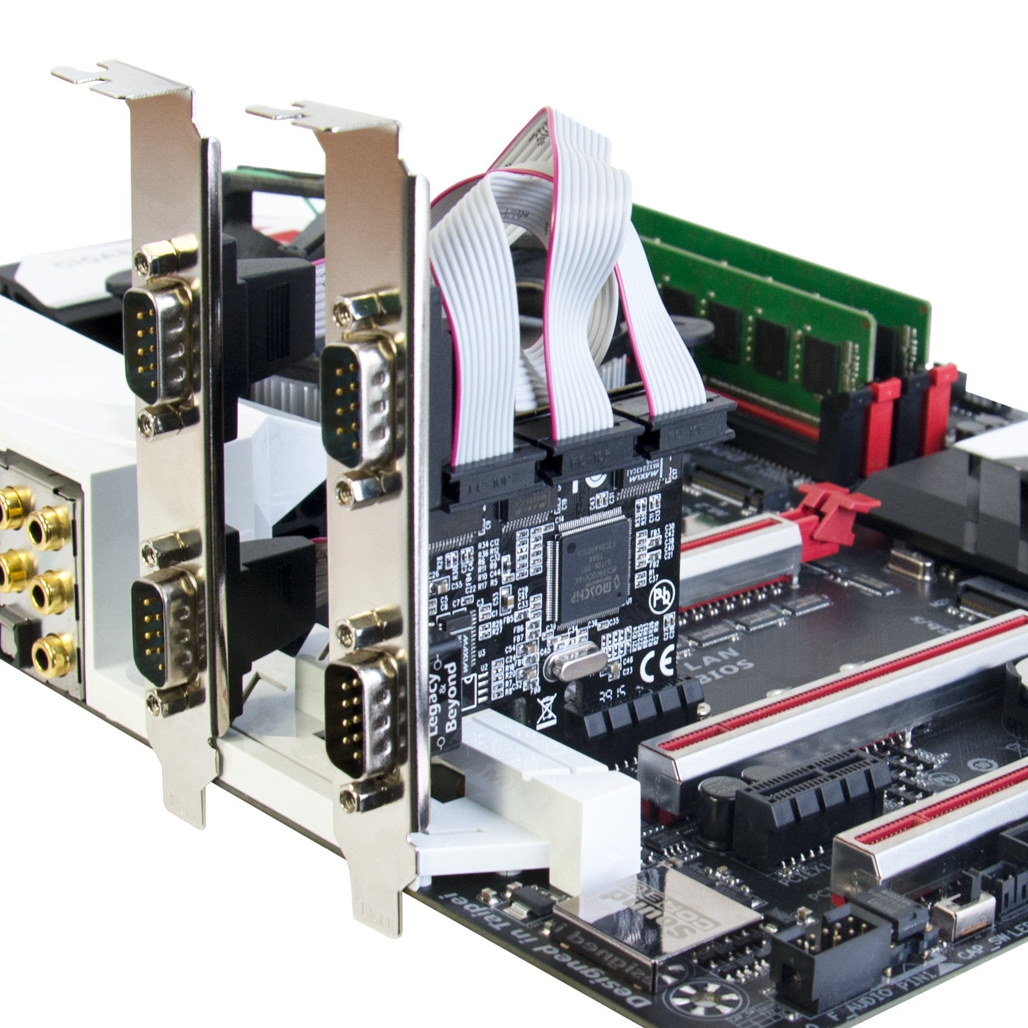 Siig Legacy And Beyond Series Quad (4 Port) Serial Rs 232 Pcie Card With 16C550 Uart