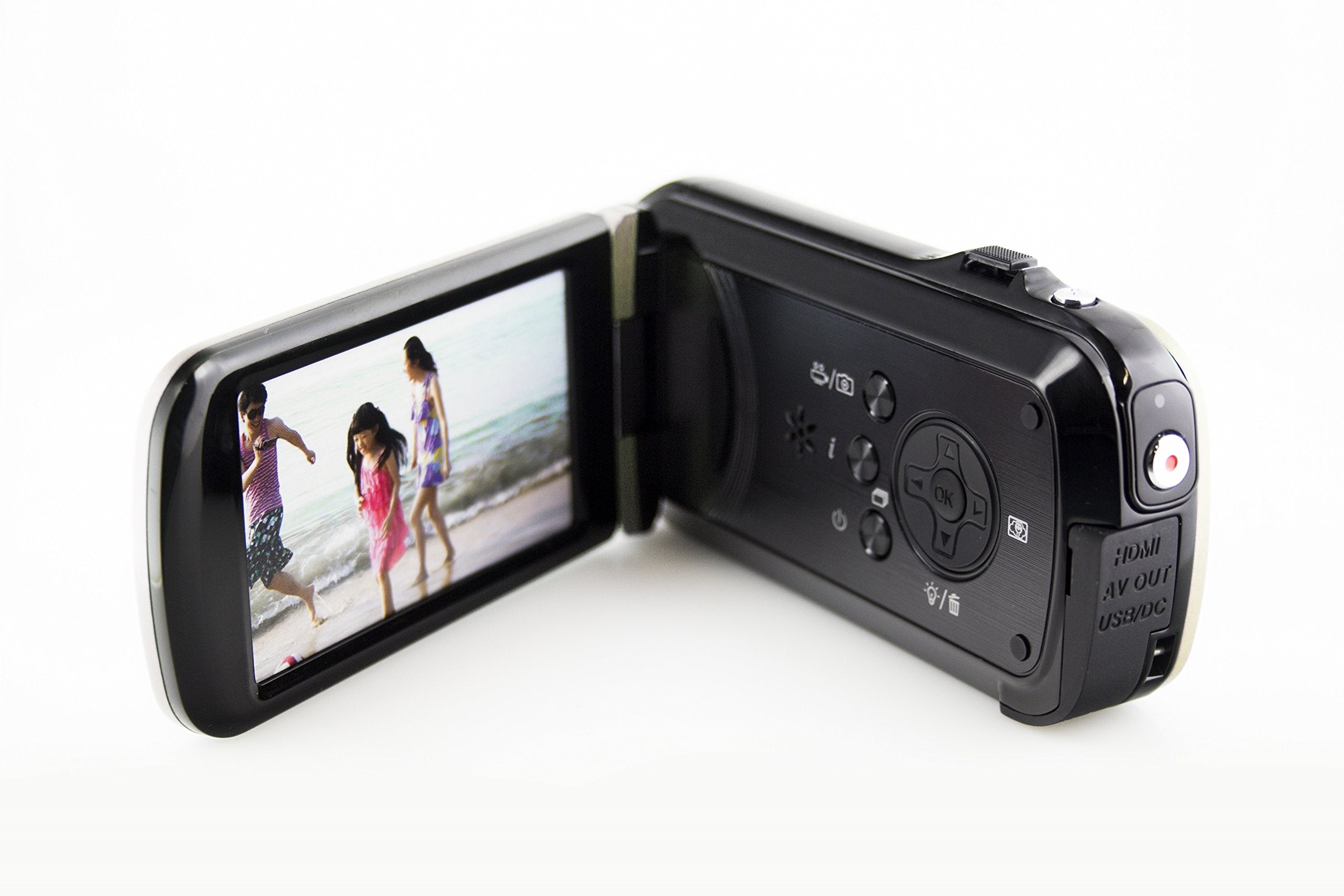 Bell+Howell Dv7Hd C Slice2 Hd Video Recording Slice2 Dv7Hd Full 1080P Hd Camcorder With Touchscreen And 60X Zoom
