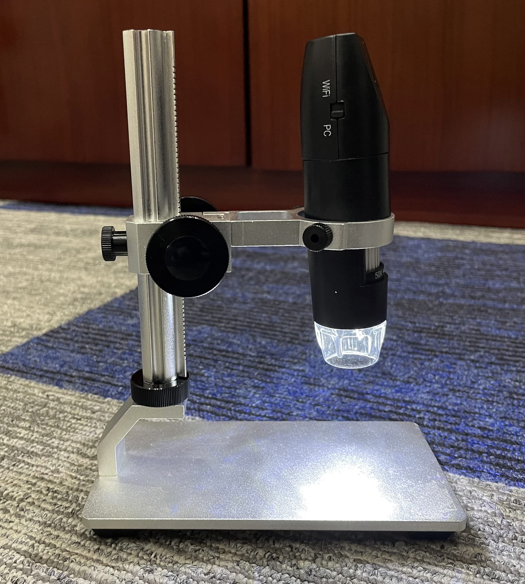 Iwobac Metal Adjustable Universal Microscope Stand Holder