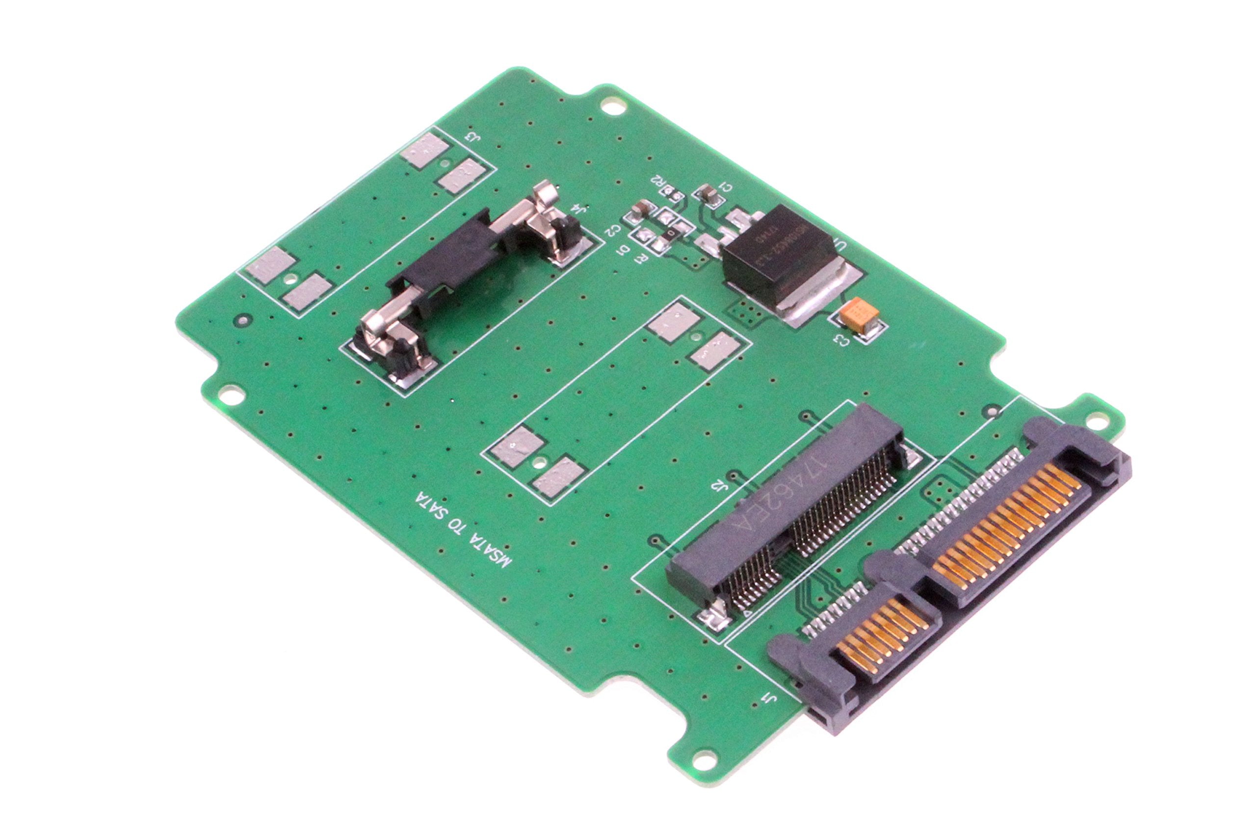 Noyito Msata To Sata 3.0 Adapter Converter Card 50Mm Msata Ssd To 2.5    Sata Ssd 15+7 Pin Adapter